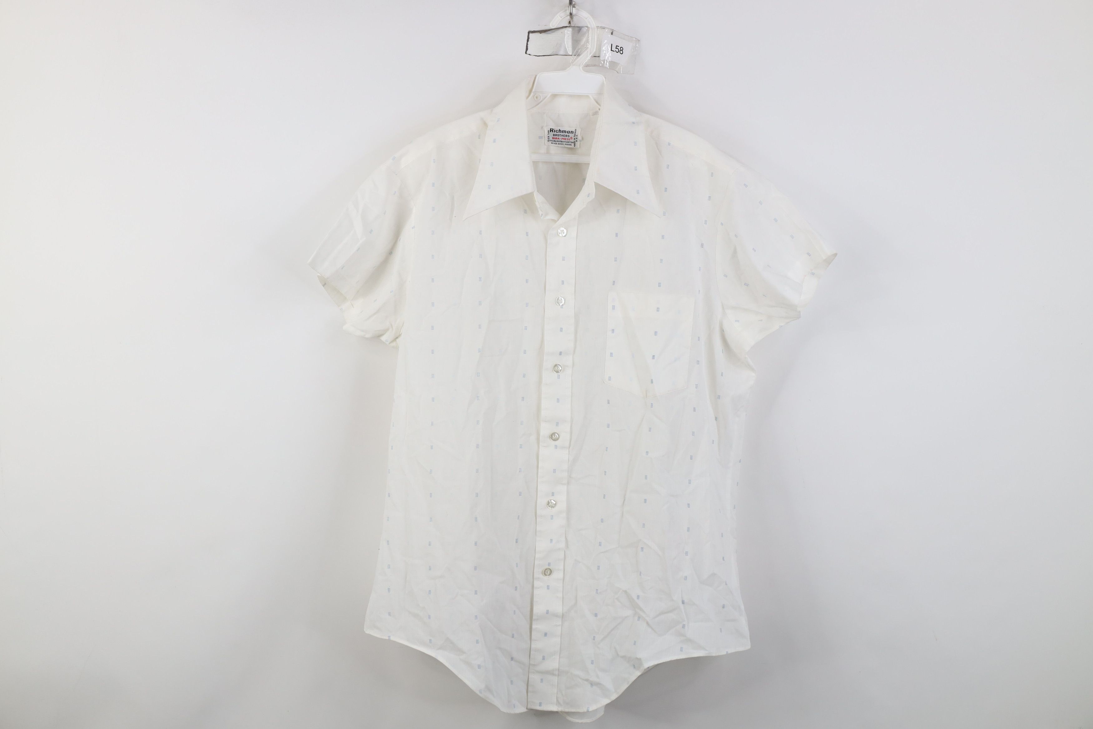Vintage Vintage 70s Streetwear Short Sleeve Collared Button Shirt Size US M / EU 48-50 / 2 - 1 Thumbnail