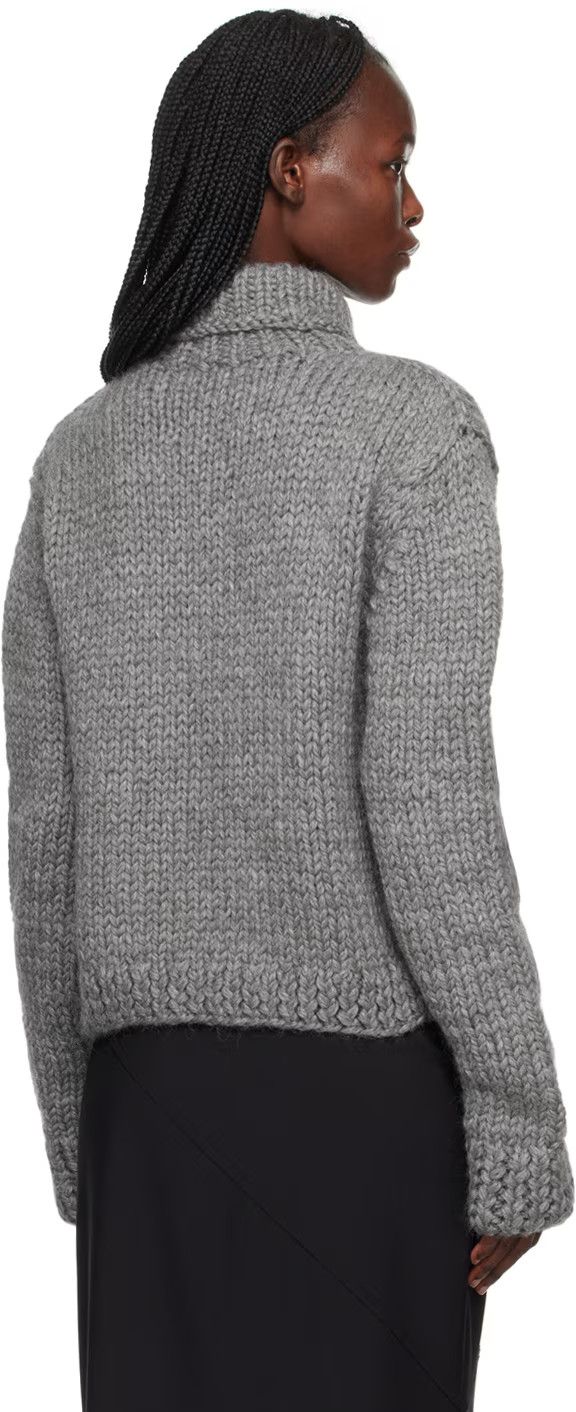 Jil Sander o1loc1c1124 Sweater in Grey Size L / US 10 / IT 46 - 3 Thumbnail