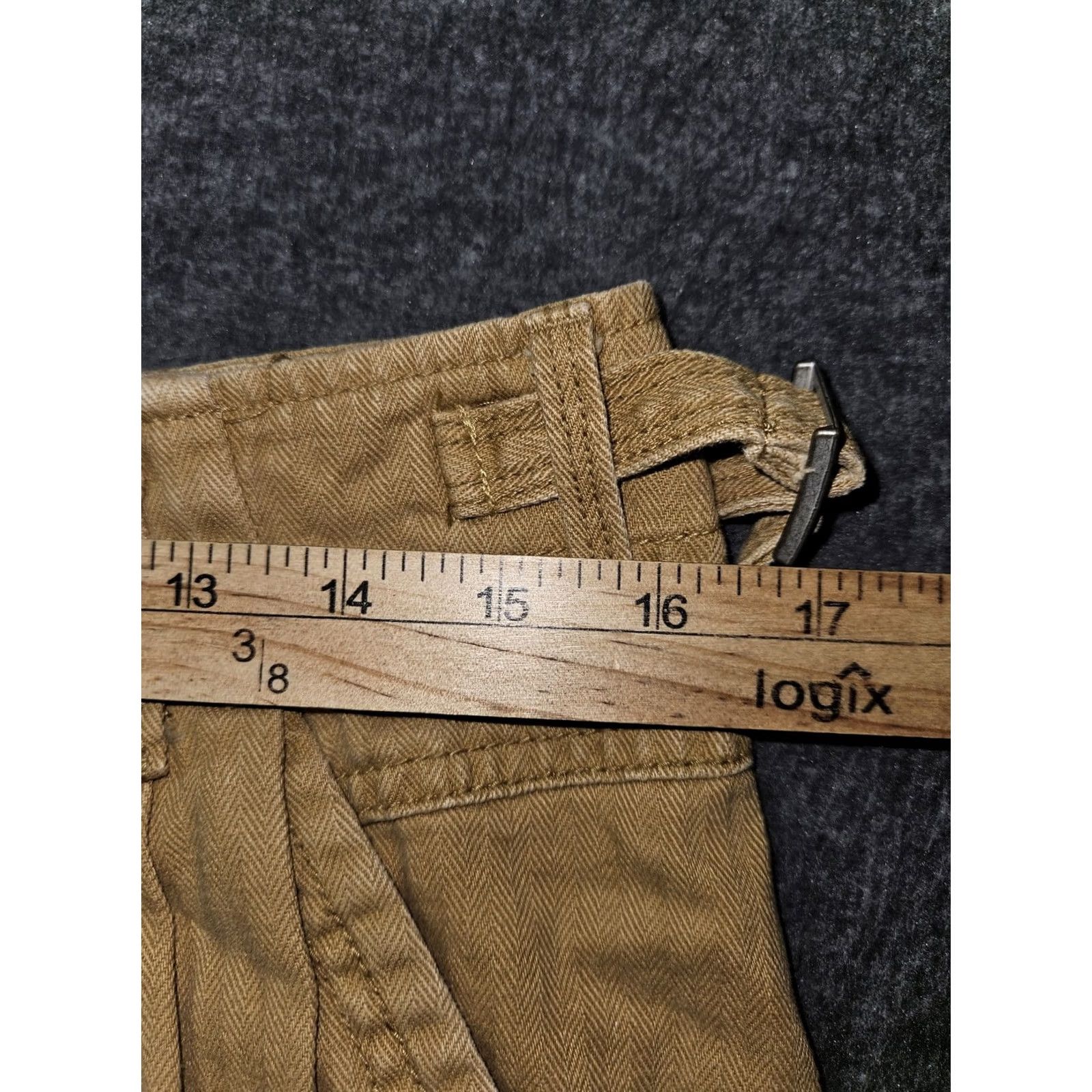 Vintage VINTAGE Unionbay Pants Womens 9 Khaki Ultra High Rise Buckle Strap Pleated Casual New Size 30" / US 8 / IT 44 - 6 Thumbnail