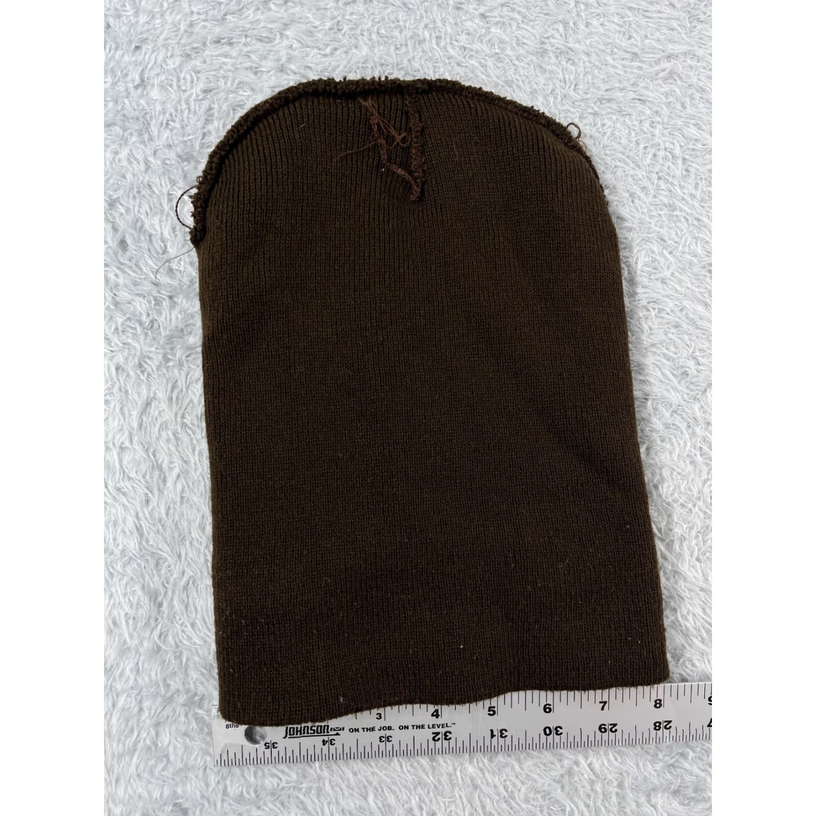 Vintage New York Beanie Hat Womens One Size Brown Embroidered 100% Acrylic Size ONE SIZE - 5 Thumbnail