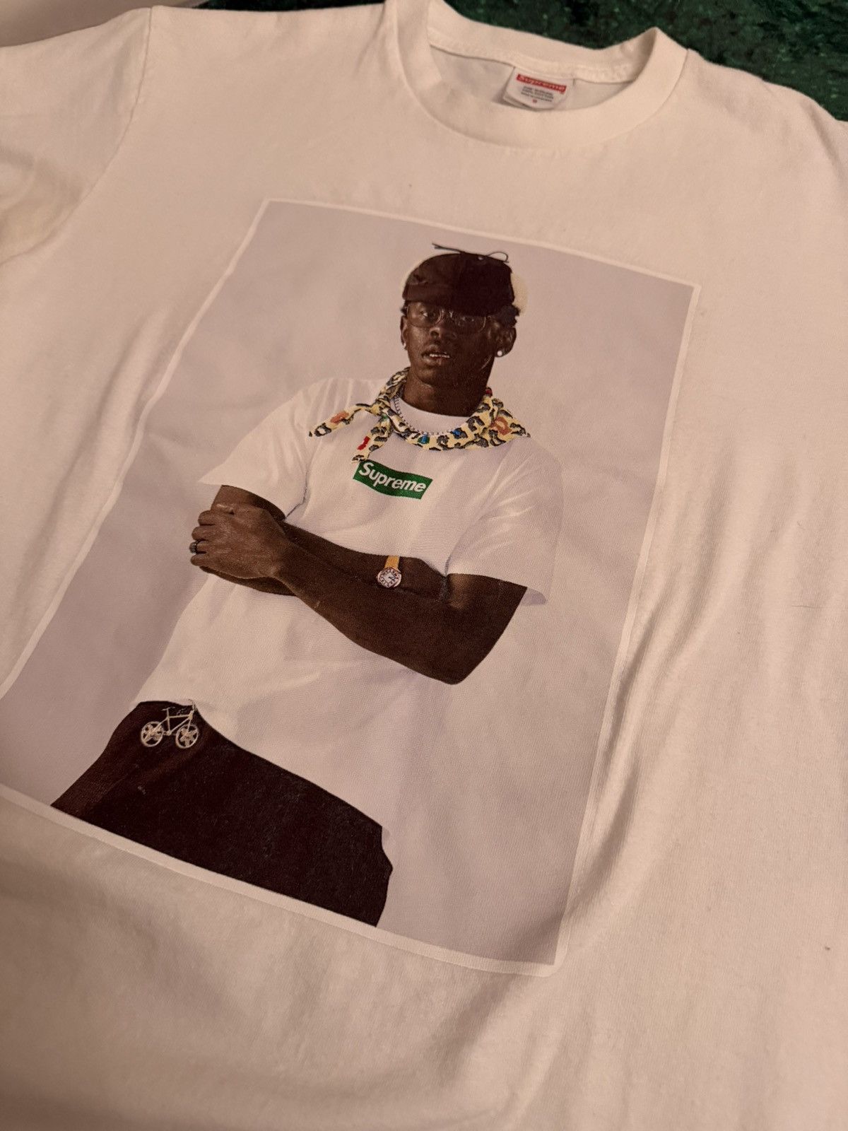 Supreme Small White Supreme X Tyler, The Creator Tee Size US S / EU 44-46 / 1 - 2 Thumbnail