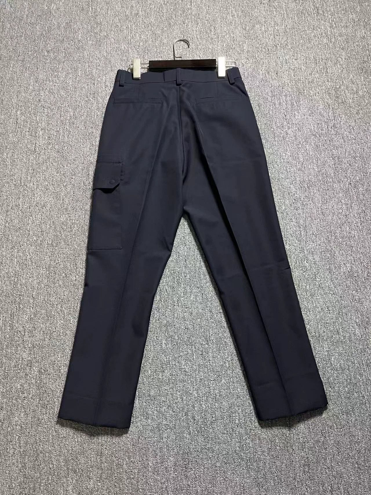 Dior DIOR New 100% Wool Straight Fit Navy Trousers 44 Size US 28 / EU 44 - 2 Thumbnail