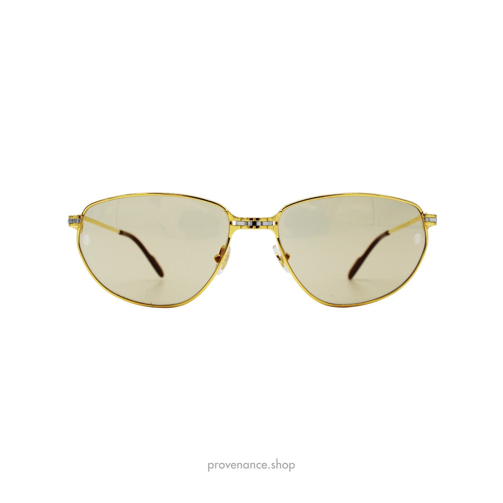 image of Cartier Panthere Windsor Sunglasses in Brown, Men's