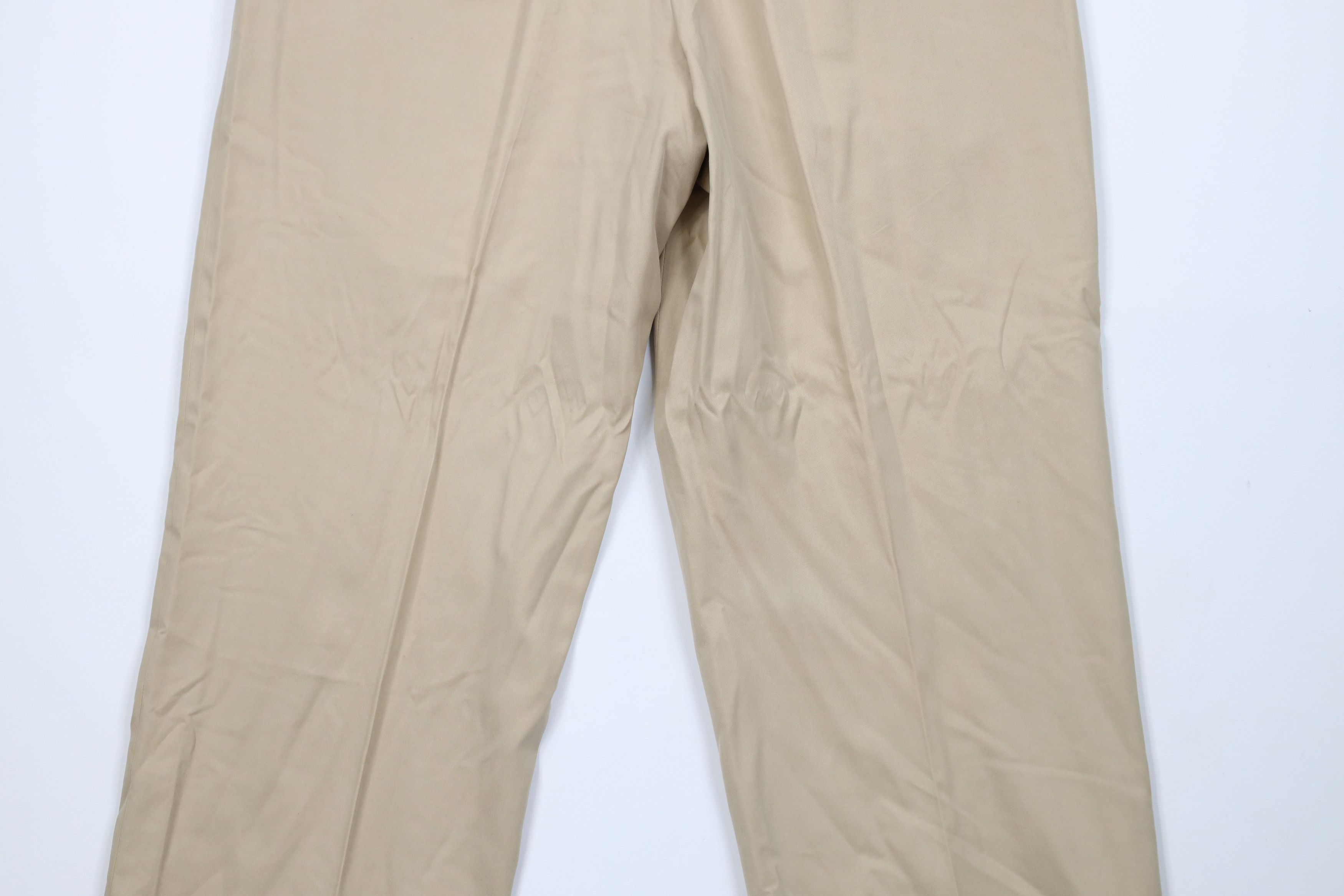 Brooks Brothers × Vintage Vintage 90s Brooks Brothers Country Club Chino Pants Beige Size US 34 / EU 50 - 11 Thumbnail