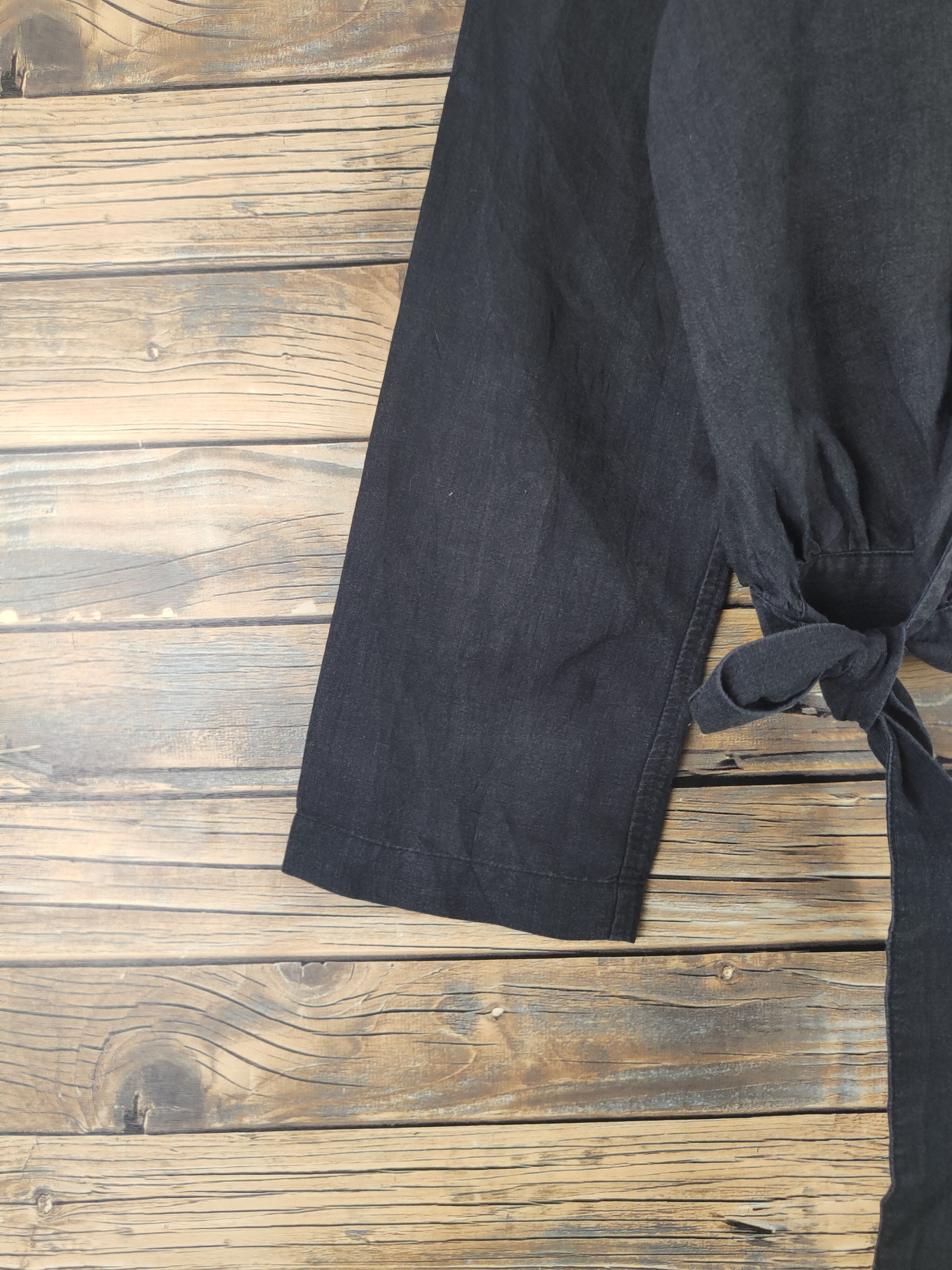 Japanese Brand × Vintage Vintage & Luxury Design Rekisama Black Blouses Size M / US 6-8 / IT 42-44 - 5 Thumbnail