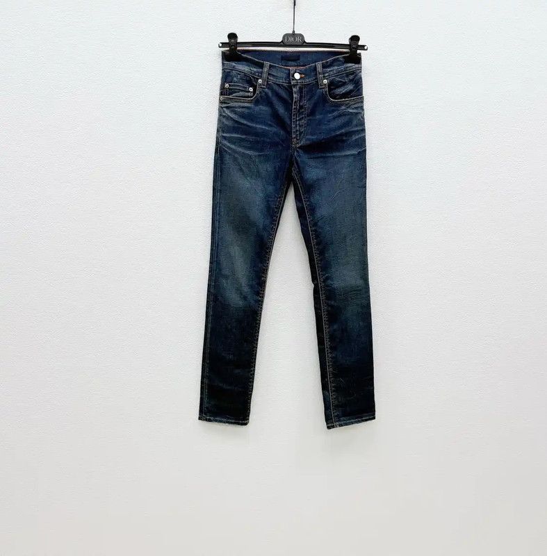 Prada Prada Blue Denim Casual Pants for Men Size US 26 / EU 42 - 1 Thumbnail