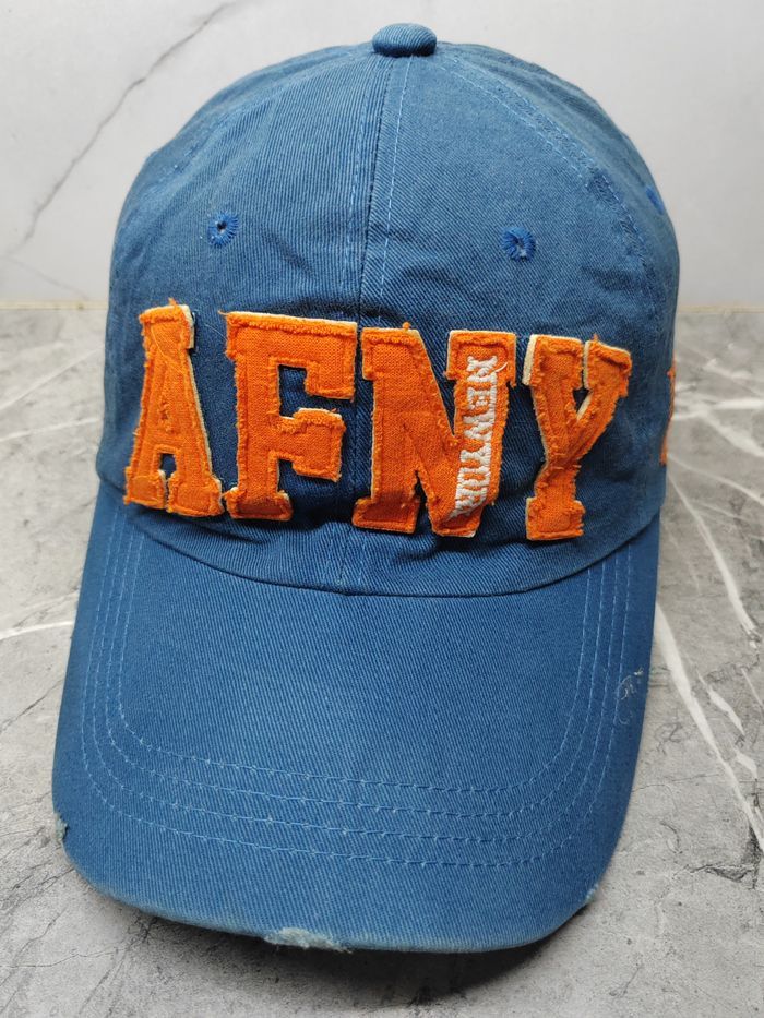 Japanese Brand Vintage AFNY Distressed Style Cap Hat Size ONE SIZE - 1 Thumbnail