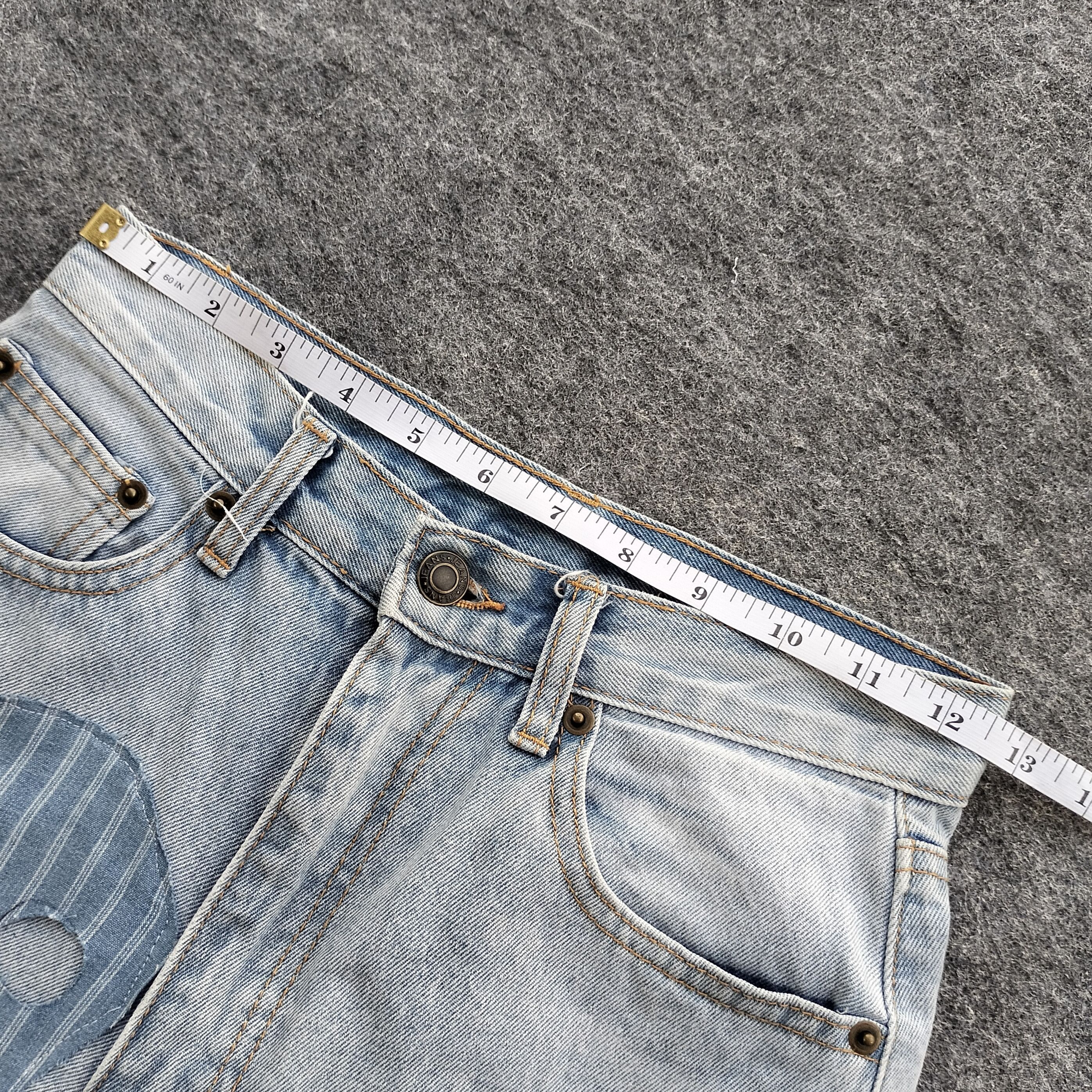If Six Was Nine Y2k 6 skull patch work flare jeans Size 25" / US 0 / IT 36 - 10 Thumbnail