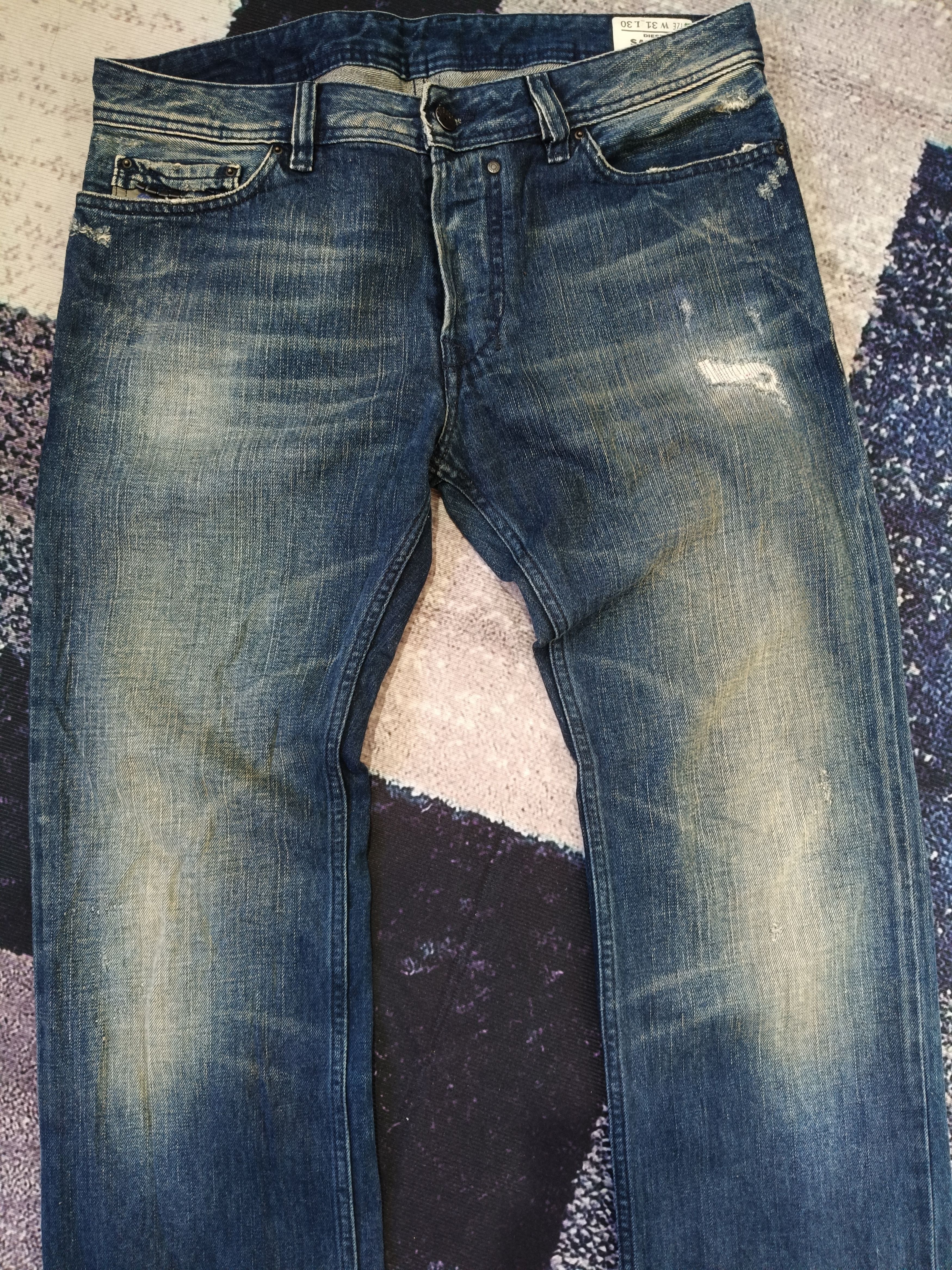 Diesel Diesel SAFADO Blue Jeans Size US 35 - 3 Thumbnail