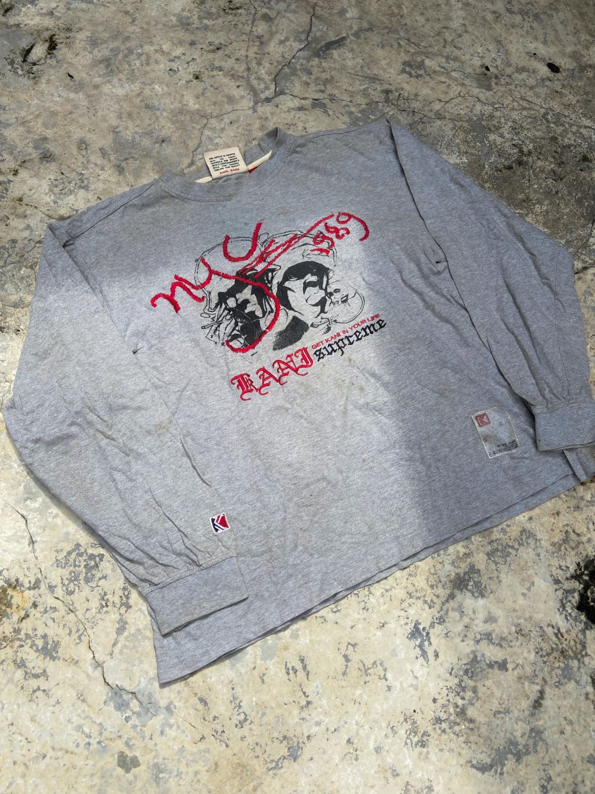 Karl Kani VTG 90s KARL KANI long sleeve t-shirt Size US M / EU 48-50 / 2 - 4 Thumbnail
