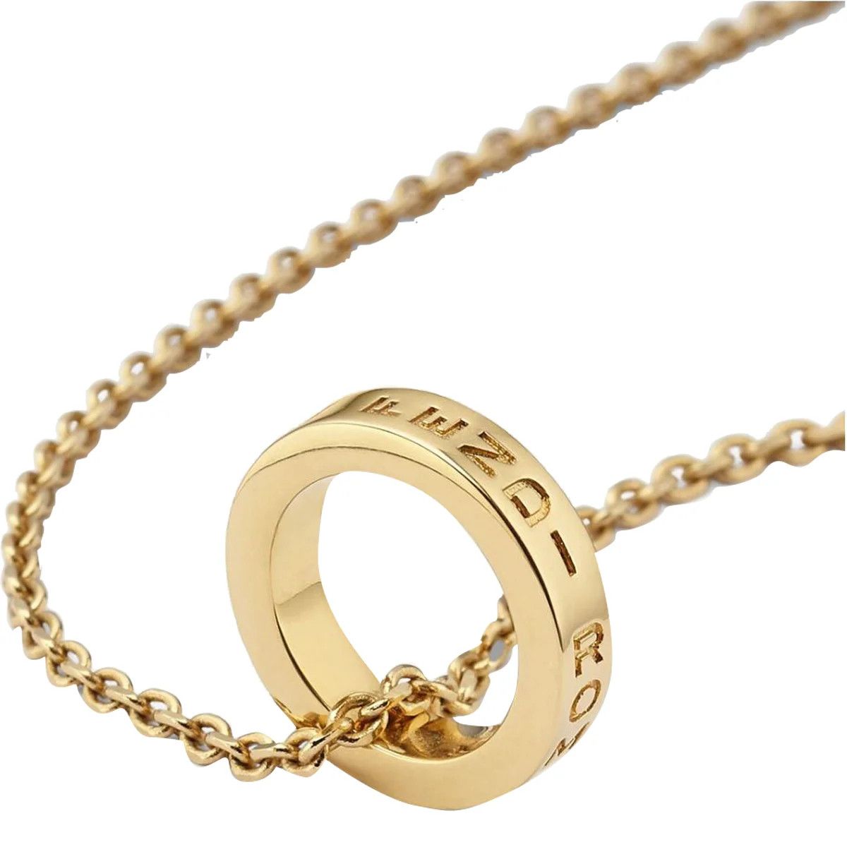 Fendi o1loc1c0824 Size: OS / Signature Necklace in Golden Size ONE SIZE - 2 Thumbnail