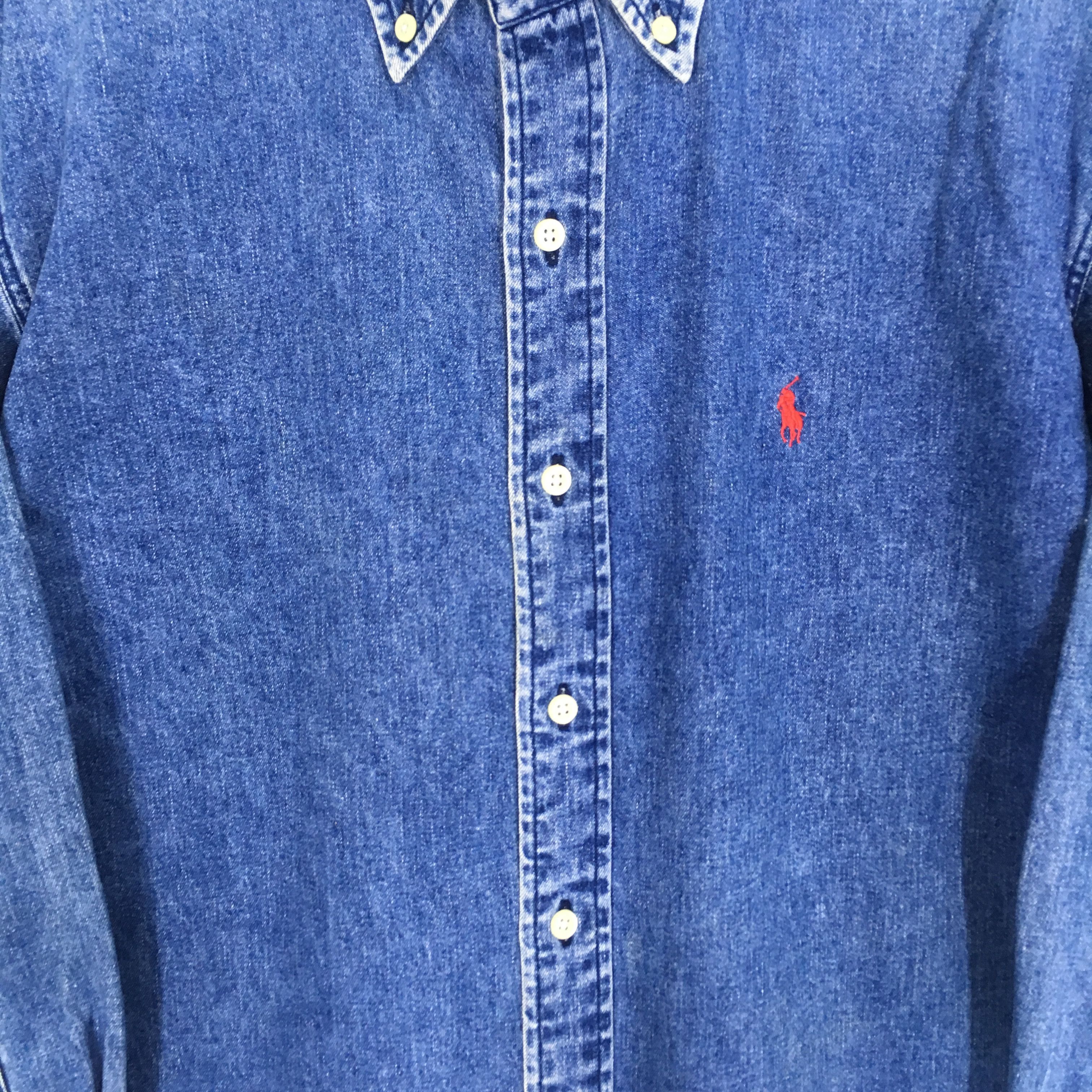 Polo Ralph Lauren Vintage 90's Polo Country Ralph Lauren Jeans Shirt - 1841 Size US S / EU 44-46 / 1 - 5 Thumbnail
