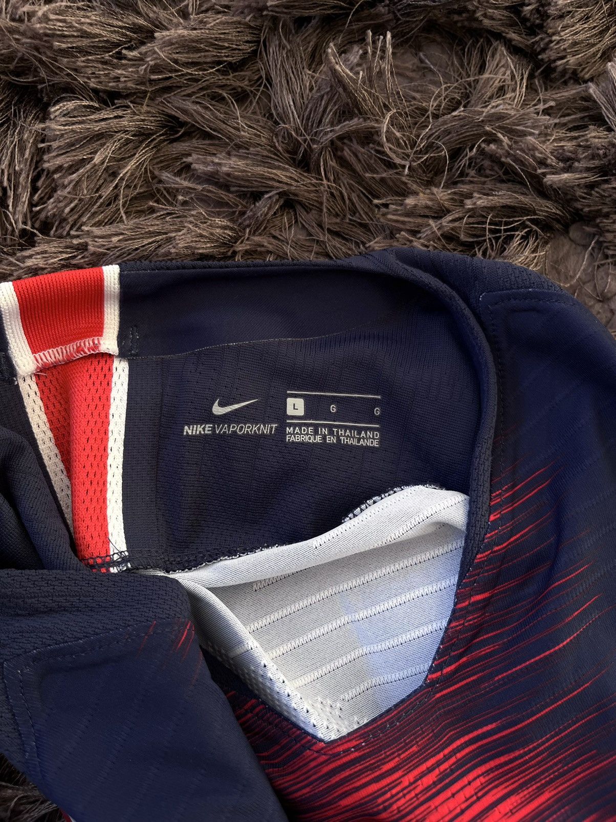 Nike × Vintage PSG 2018/19 Player Version Vaporknit Mbappe Size US L / EU 52-54 / 3 - 5 Thumbnail