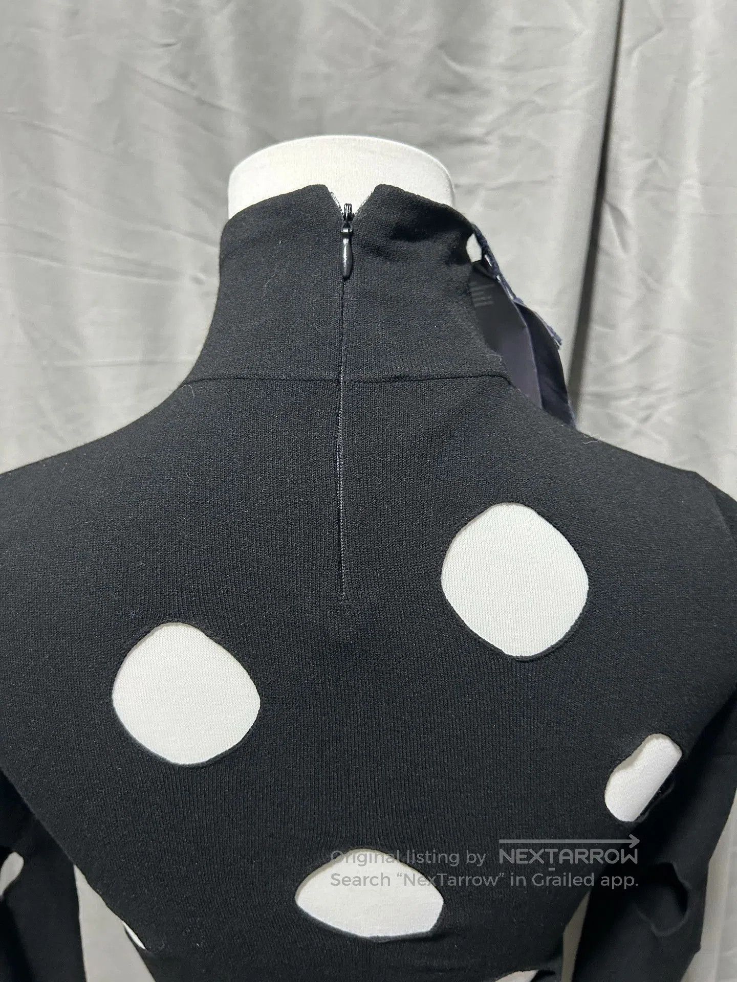 Prada Prada Orange Cut-Out High Neck Top. Size XS / US 0-2 / IT 36-38 - 3 Thumbnail