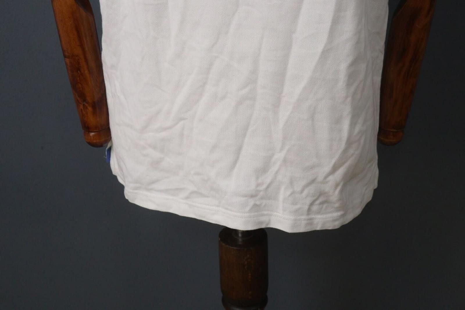 Designer Hackett London White Cotton Logo Popover Polo Shirt Size XL Size US XL / EU 56 / 4 - 12 Thumbnail