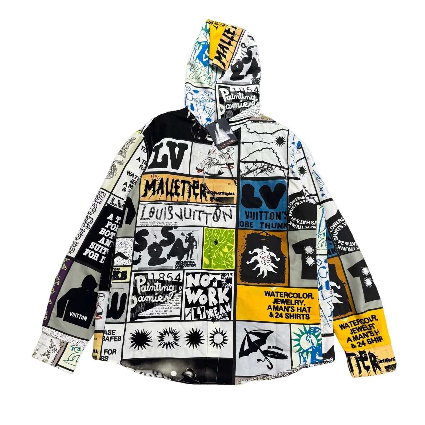 Louis Vuitton Louis Vuitton Graphic Comic Print Shirt Size XL Size US XL / EU 56 / 4 - 1 Thumbnail