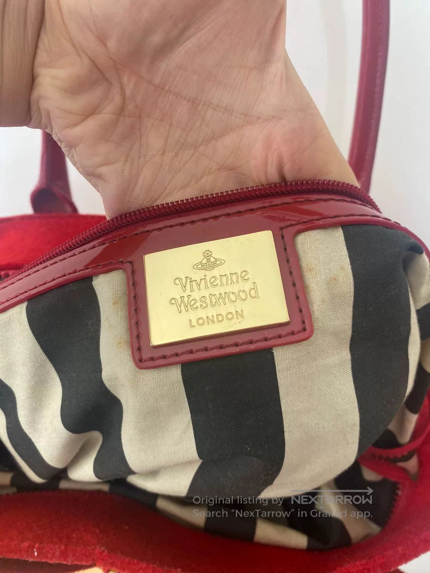 Vivienne Westwood Vivienne Westwood Red Heart Tote Bag. Size ONE SIZE - 7 Thumbnail