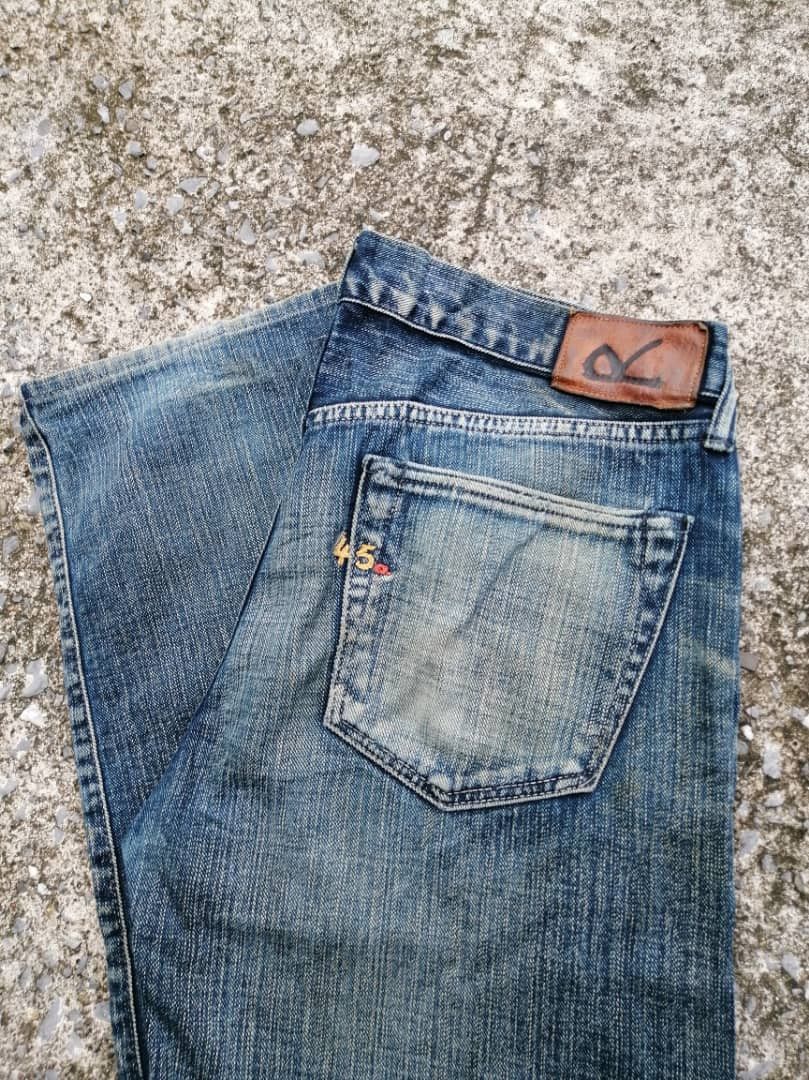 45rpm 45rpm Made In Japan Straight Cut Denim Jeans Size US 29 - 9 Thumbnail