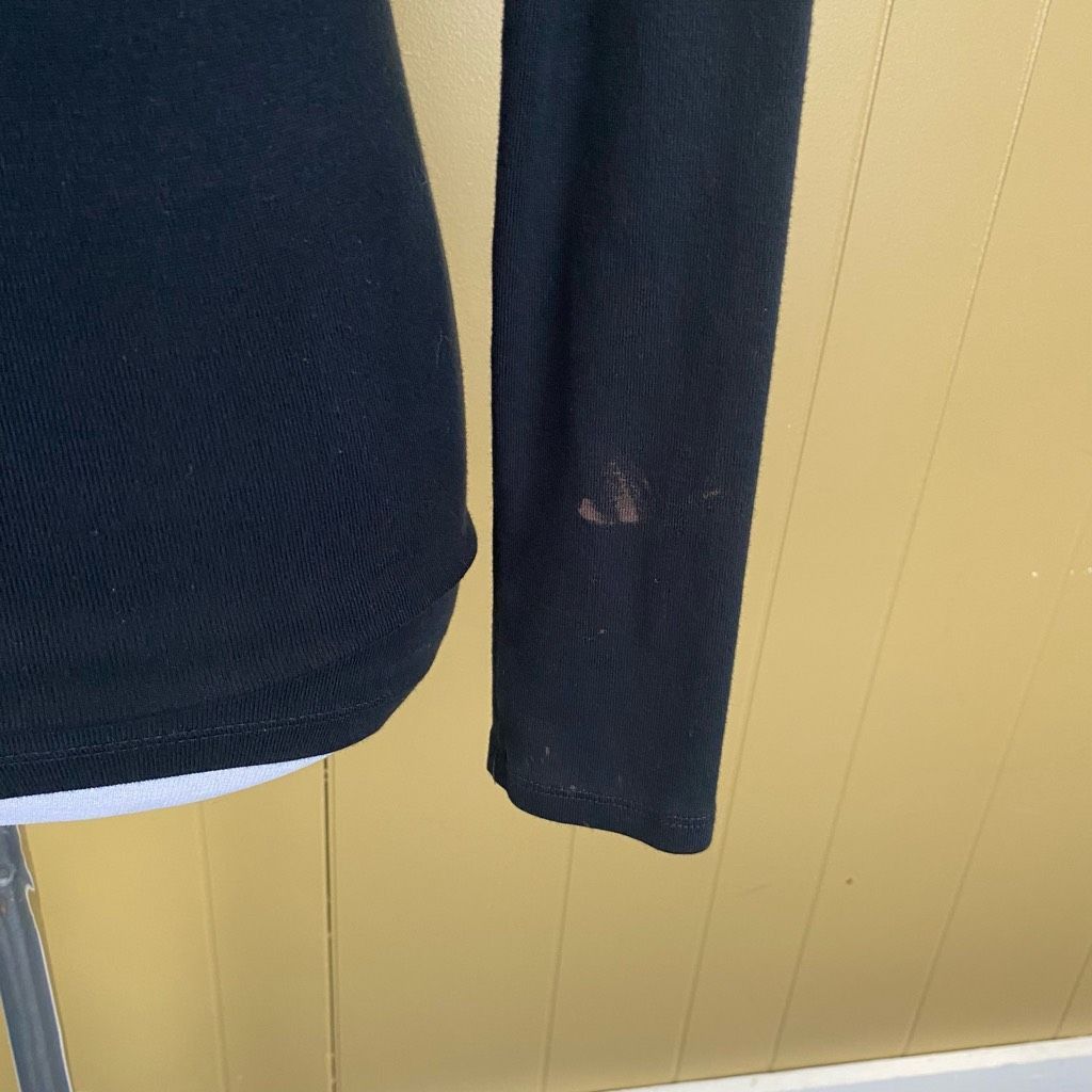 Gap Gap women XS Crewneck Longsleeve fitted shirt black Size XS / US 0-2 / IT 36-38 - 4 Thumbnail