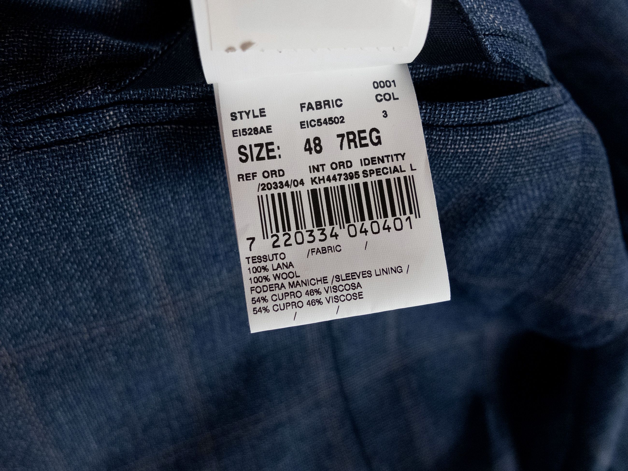 Lardini LARDINI 7 Drop blue plaid wool sportcoat 38 48 Size 38R - 10 Thumbnail