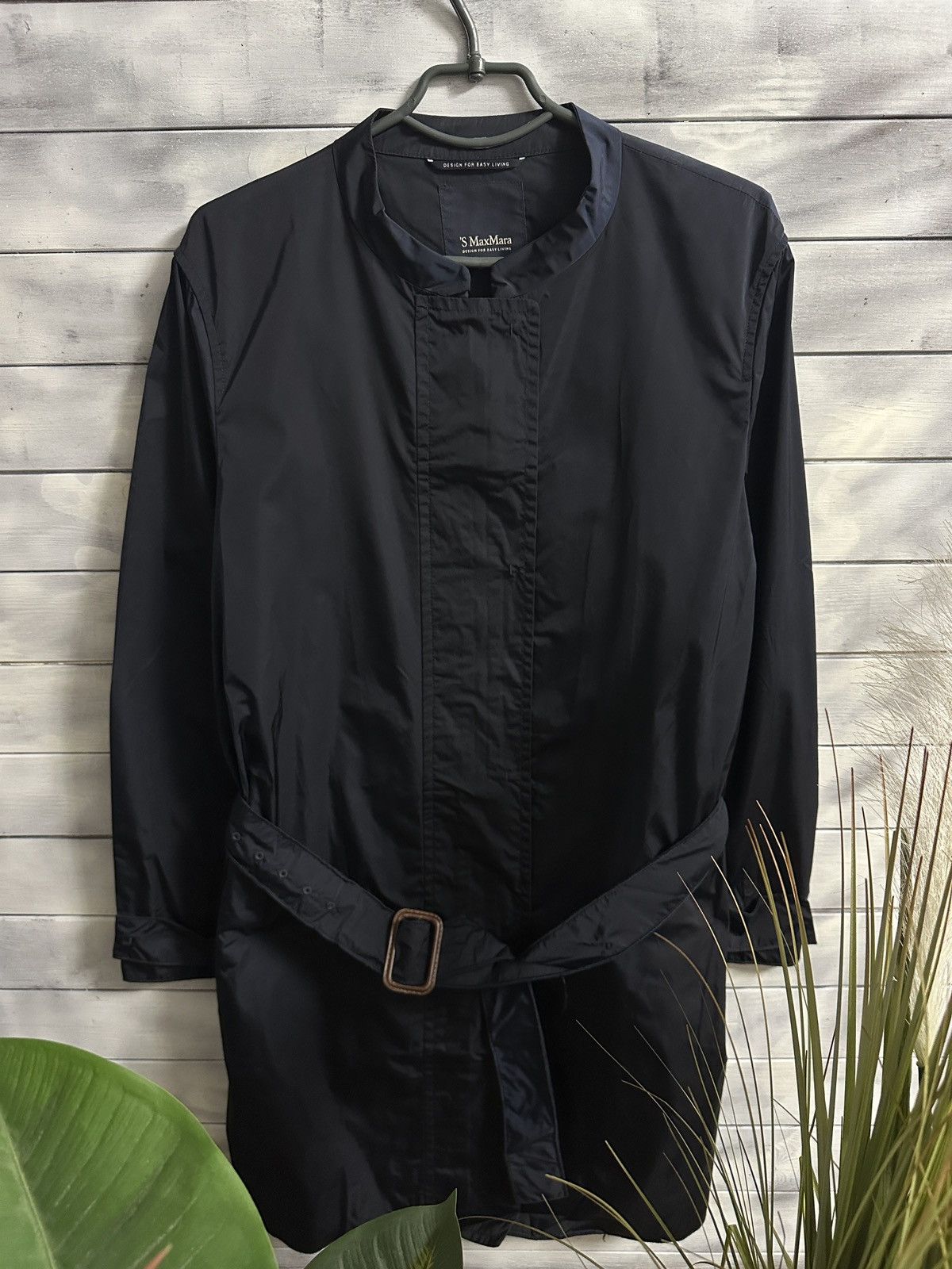Max Mara Rare Luxury Nylon trench coat Max Mara Lampo. Size XL / US 12-14 / IT 48-50 - 1 Thumbnail