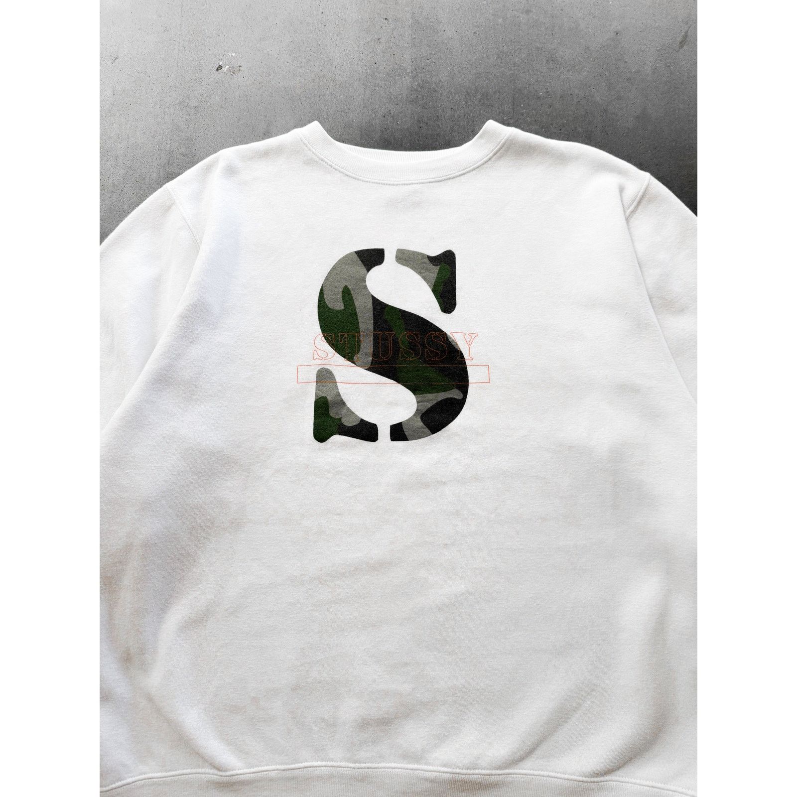 Stussy 1990s Camo S Stussy Crewneck Size L Size XL / US 12-14 / IT 48-50 - 2 Thumbnail