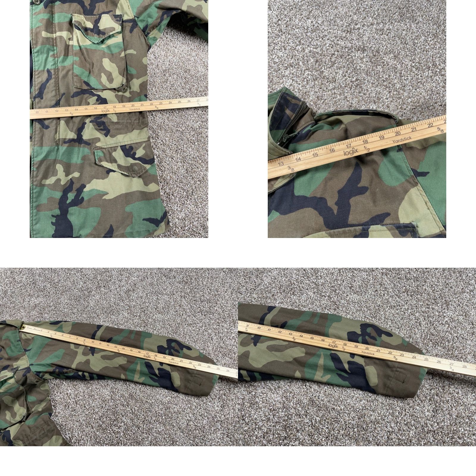 Vintage VINTAGE Alpha Military M-65 Cold Weather Jacket Men Medium Green Camouflage 90s Army Outdoor Retro Size US M / EU 48-50 / 2 - 8 Thumbnail