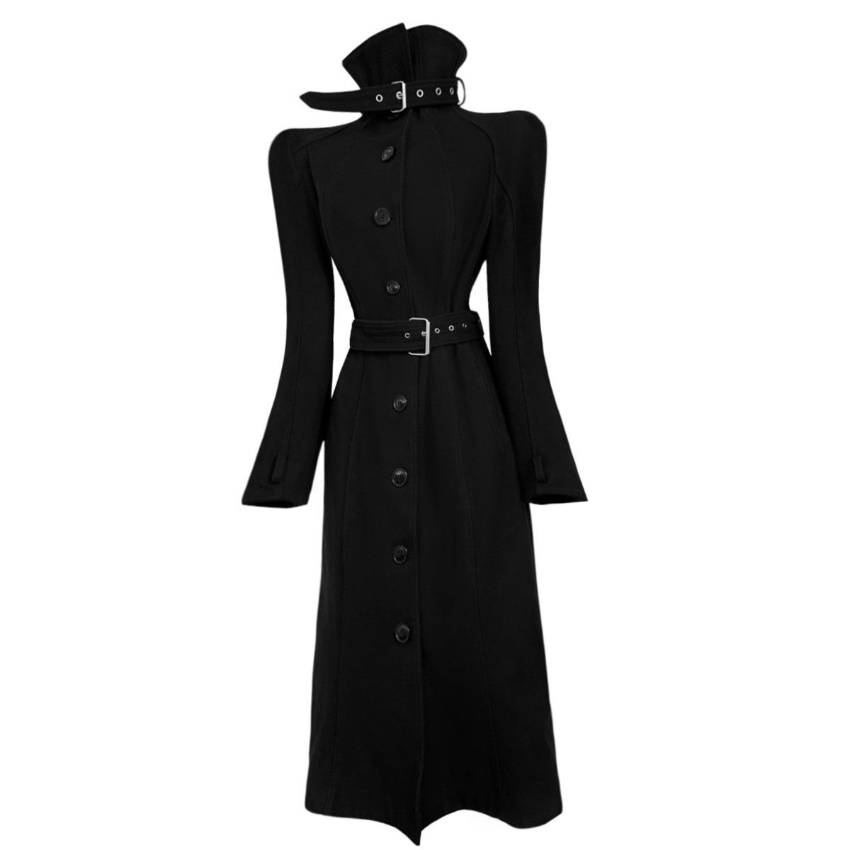 Vivienne Westwood Vivienne Westwood Anglomania Black Wool Long Coat Size M / US 6-8 / IT 42-44 - 1 Thumbnail