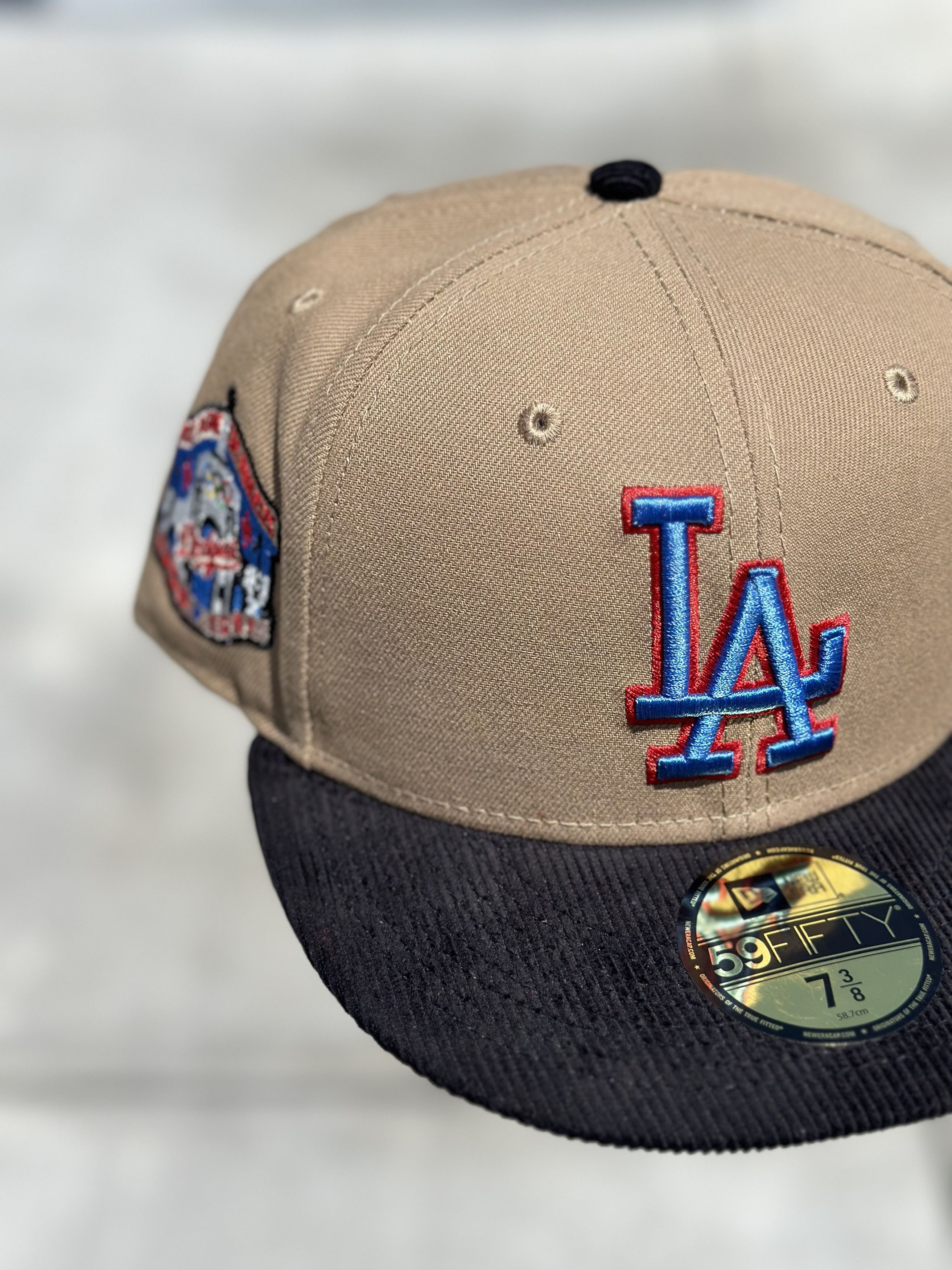 New Era New Era LA Dodgers Fitted Hat - LA Coliseum Side Patch Blue