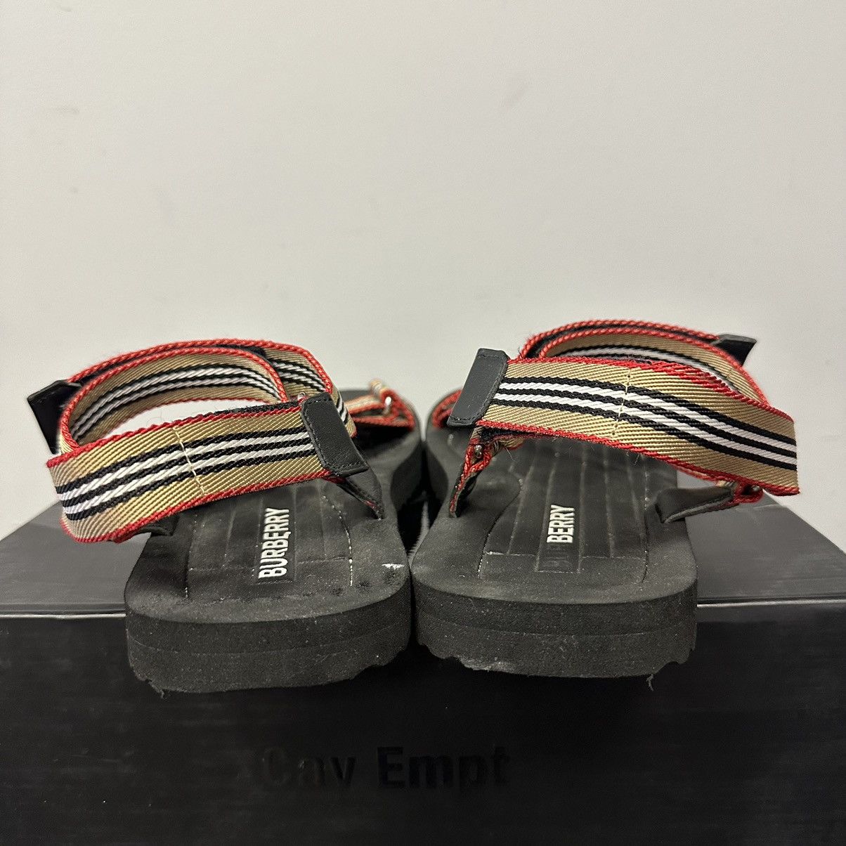 Burberry Burberry Icon Stripe Strap Sandals Slides Authentic Size US 12 / EU 45 - 3 Thumbnail