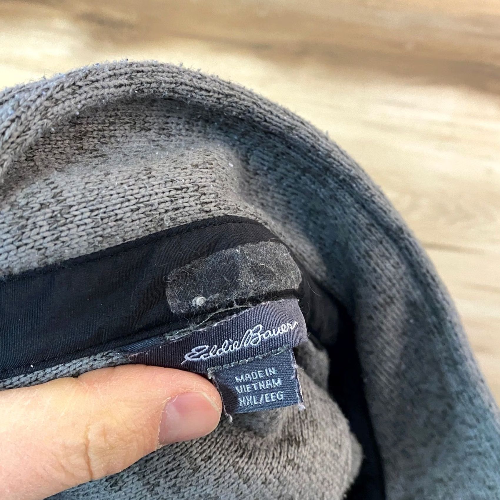 Eddie Bauer Eddie Bauer Mens 2XL Gray Marl Sweater Fleece Snap Front Shirt Jacket Shacket Size US XXL / EU 58 / 5 - 2 Thumbnail