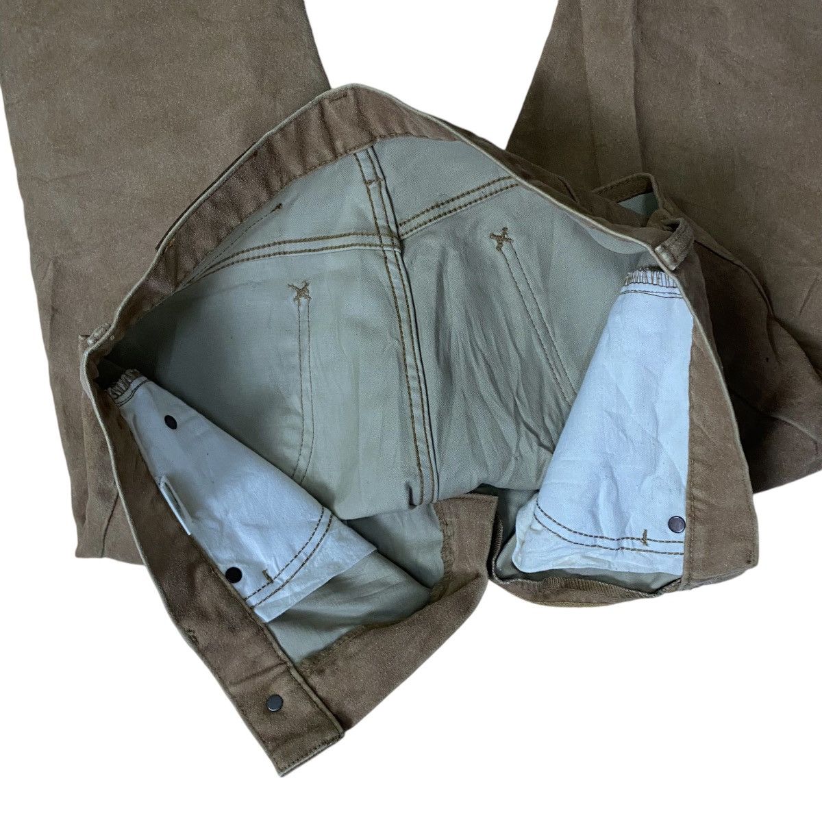 Leather × Lee × Vintage Lee leather flare pant Size US 33 - 9 Thumbnail