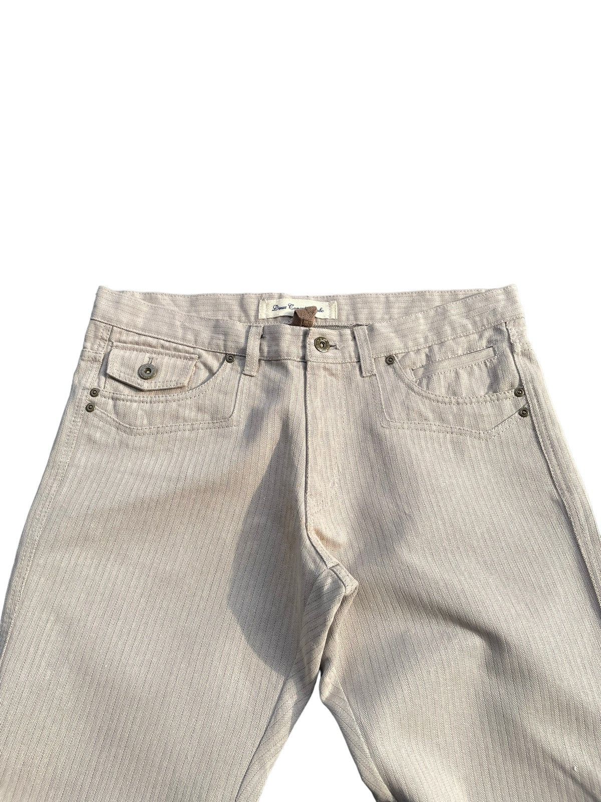Deus Ex Machina Deux Concept Labo Herringbone Twill Denim Size US 35 - 4 Thumbnail