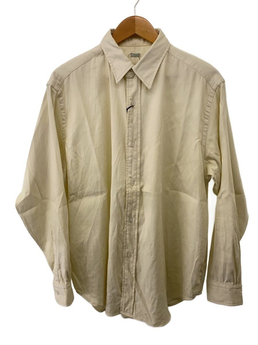 A.PRESSE Beige Cotton Long-sleeved Shirt Size US M / EU 48-50 / 2 - 1 Thumbnail