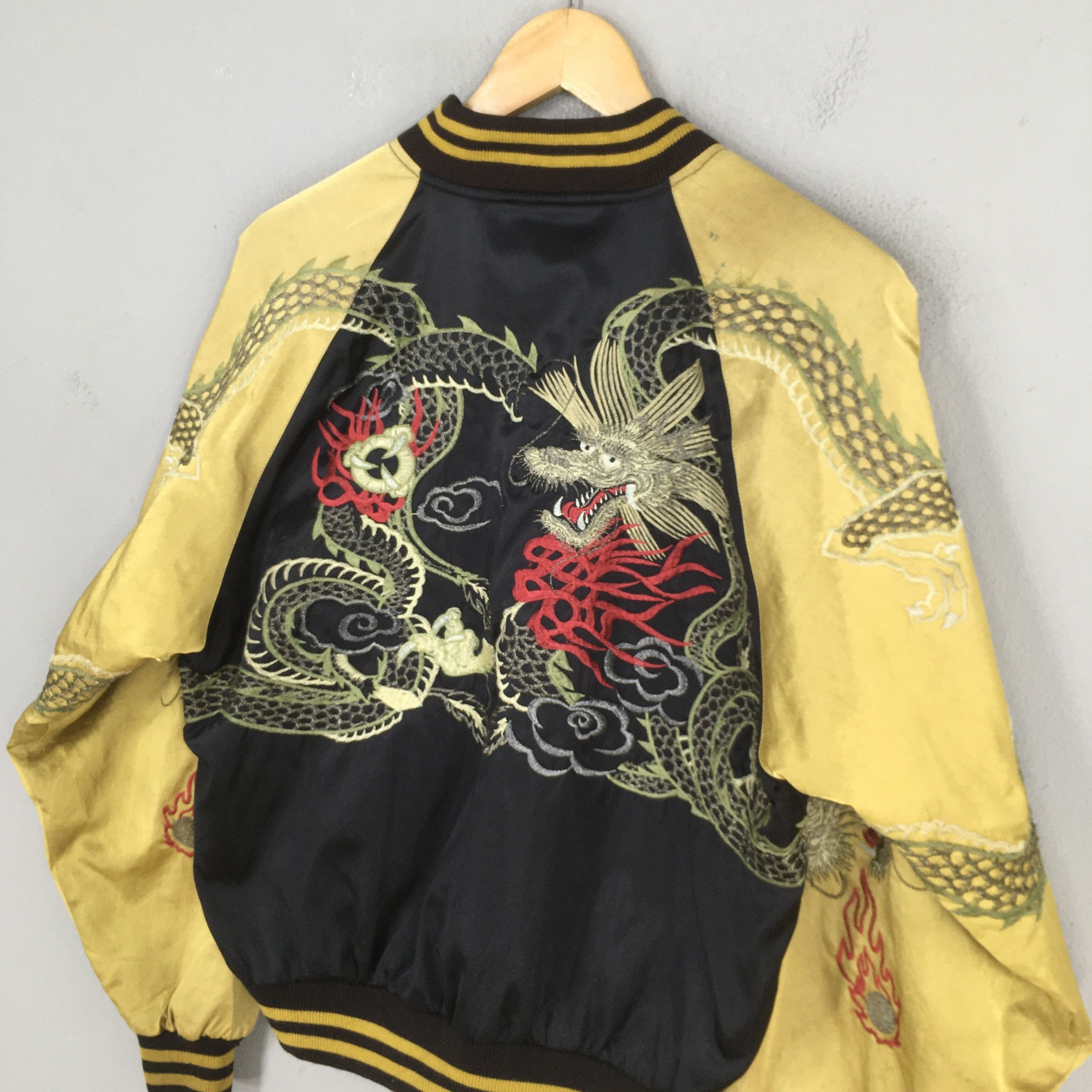 Japanese Brand Vintage 80s Sukajan Yokosuka Dragon Souvenir Jacket M Size US M / EU 48-50 / 2 - 9 Thumbnail