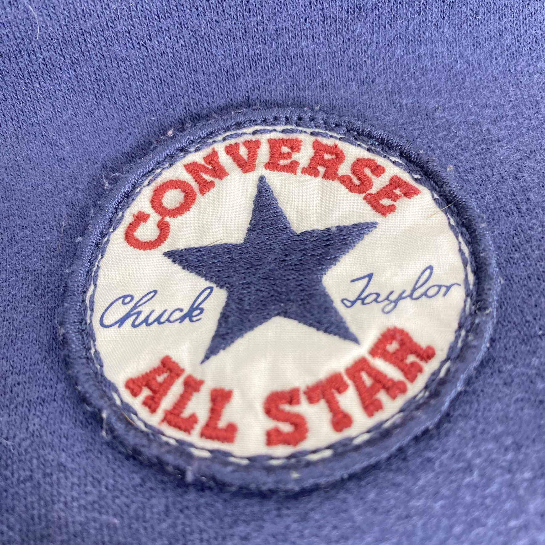 Converse Converse All Star Navy Blue Sweater Size US XL / EU 56 / 4 - 4 Thumbnail