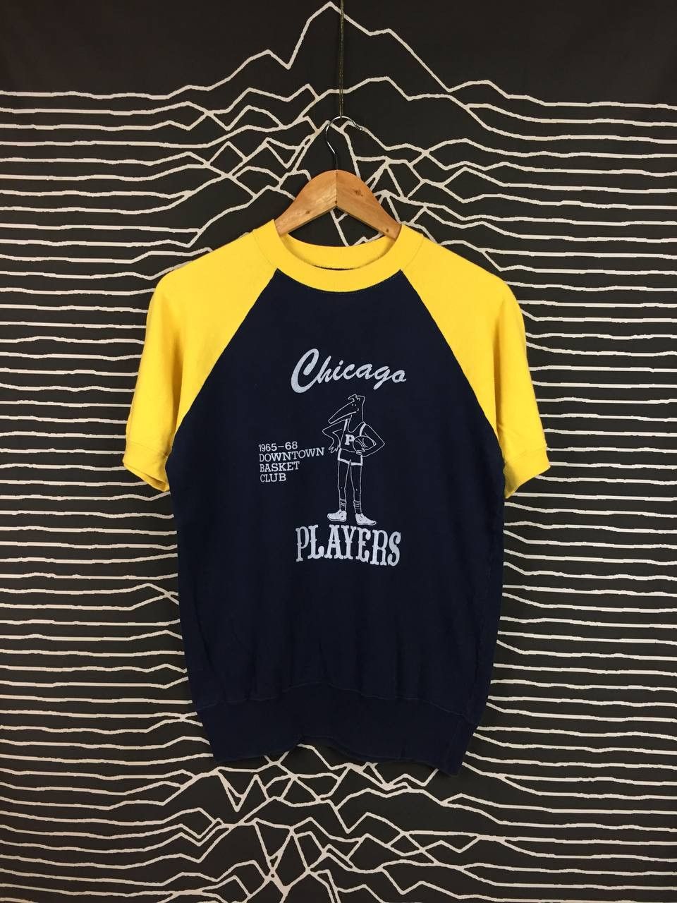 NBA × Vintage Vtg Chicago Players Downtown Basket Club Sweatshirt Size US M / EU 48-50 / 2 - 2 Thumbnail