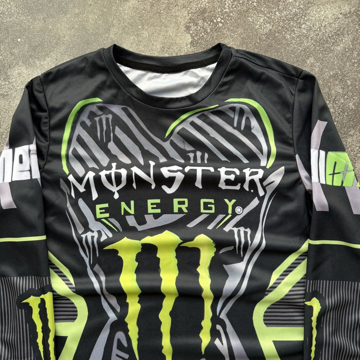 Japanese Brand Monster Energy Y2K Hype Moto Racing Long Sleeve Jersey Size US S / EU 44-46 / 1 - 3 Thumbnail