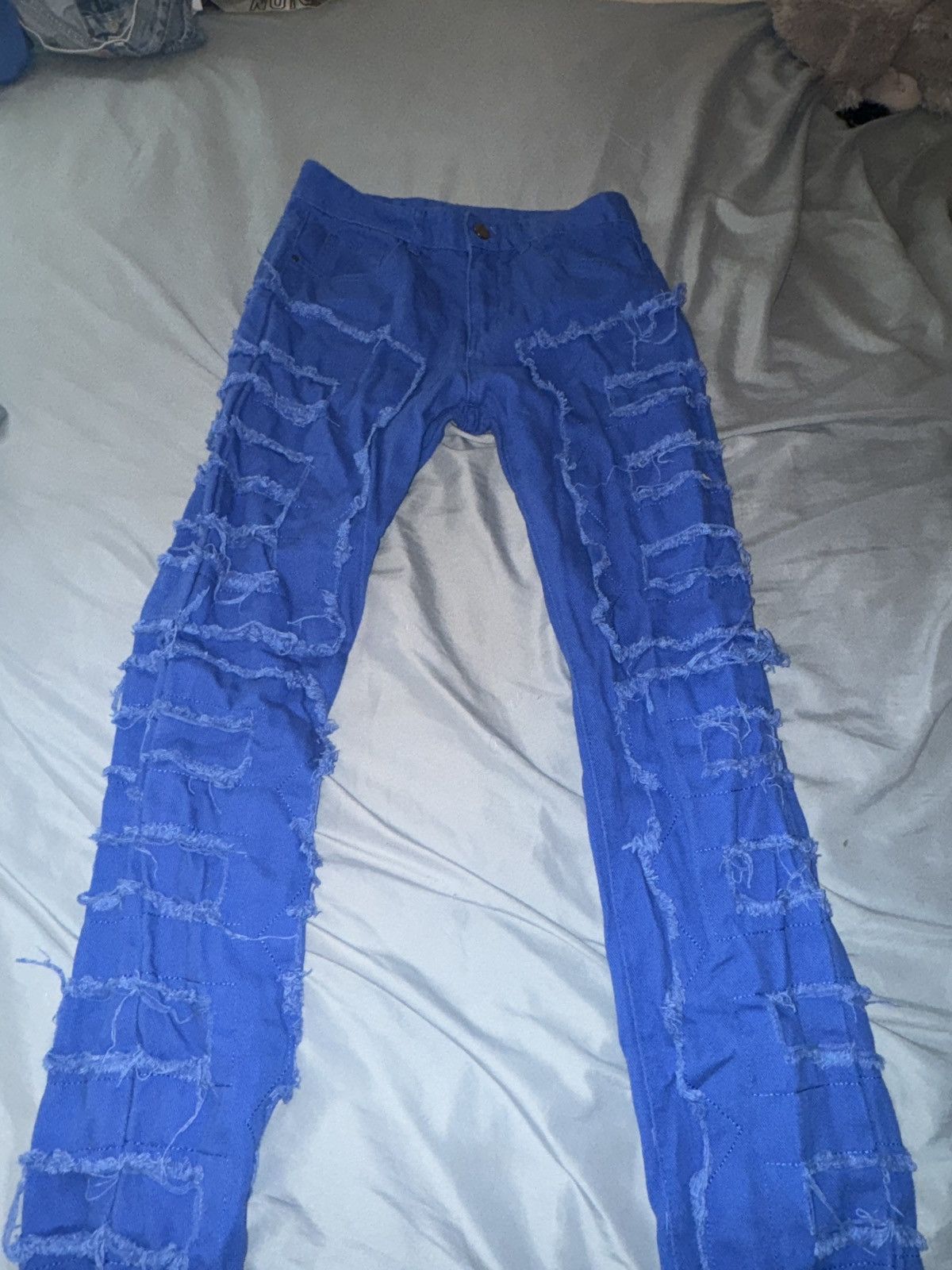 Other Blue stacked jeans Size US 30 / EU 46 - 1 Thumbnail
