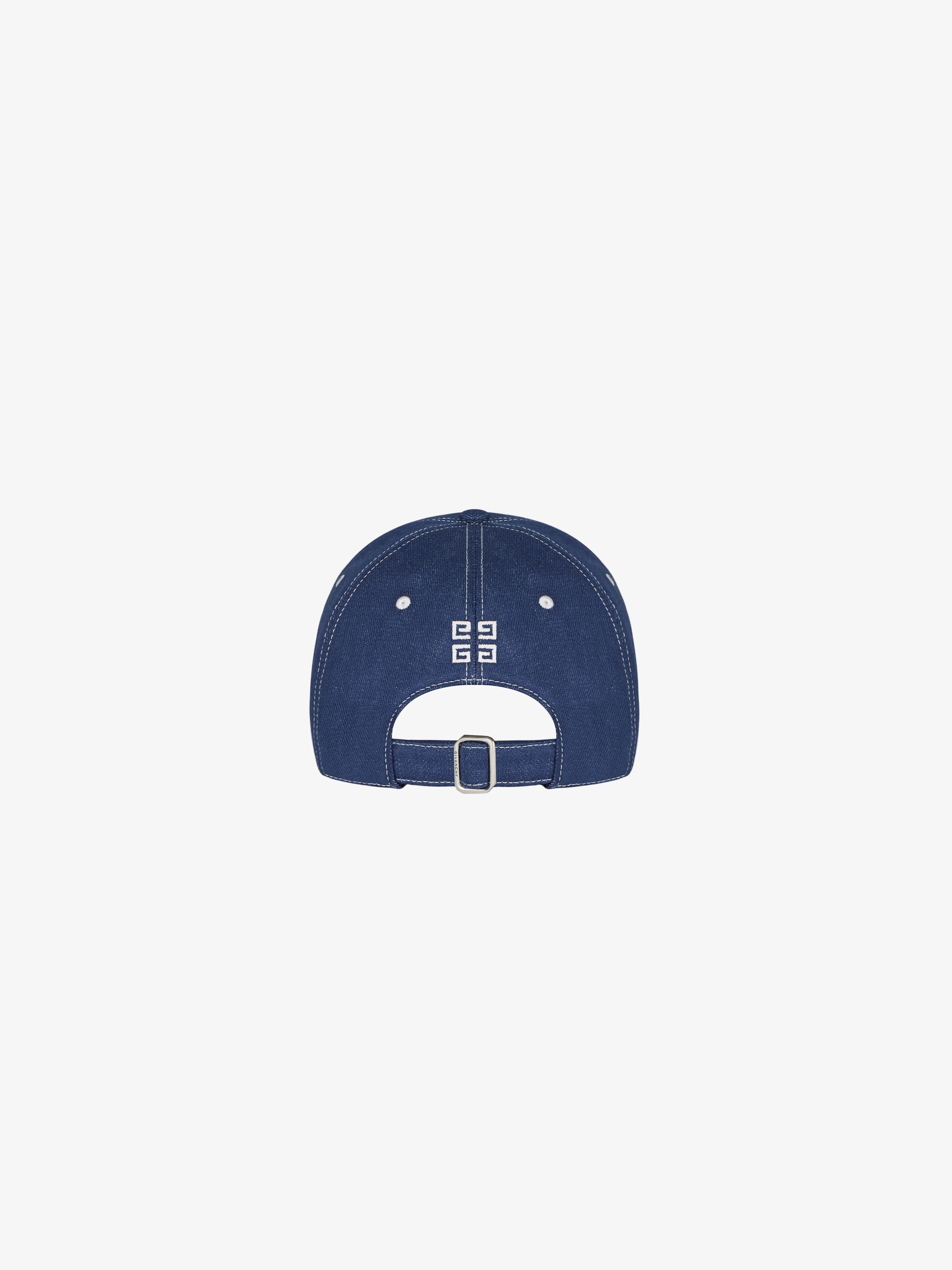 Givenchy os11x1225 Size: OS / Embroidered Hat / Cap in Denim in Blue Size ONE SIZE - 2 Thumbnail