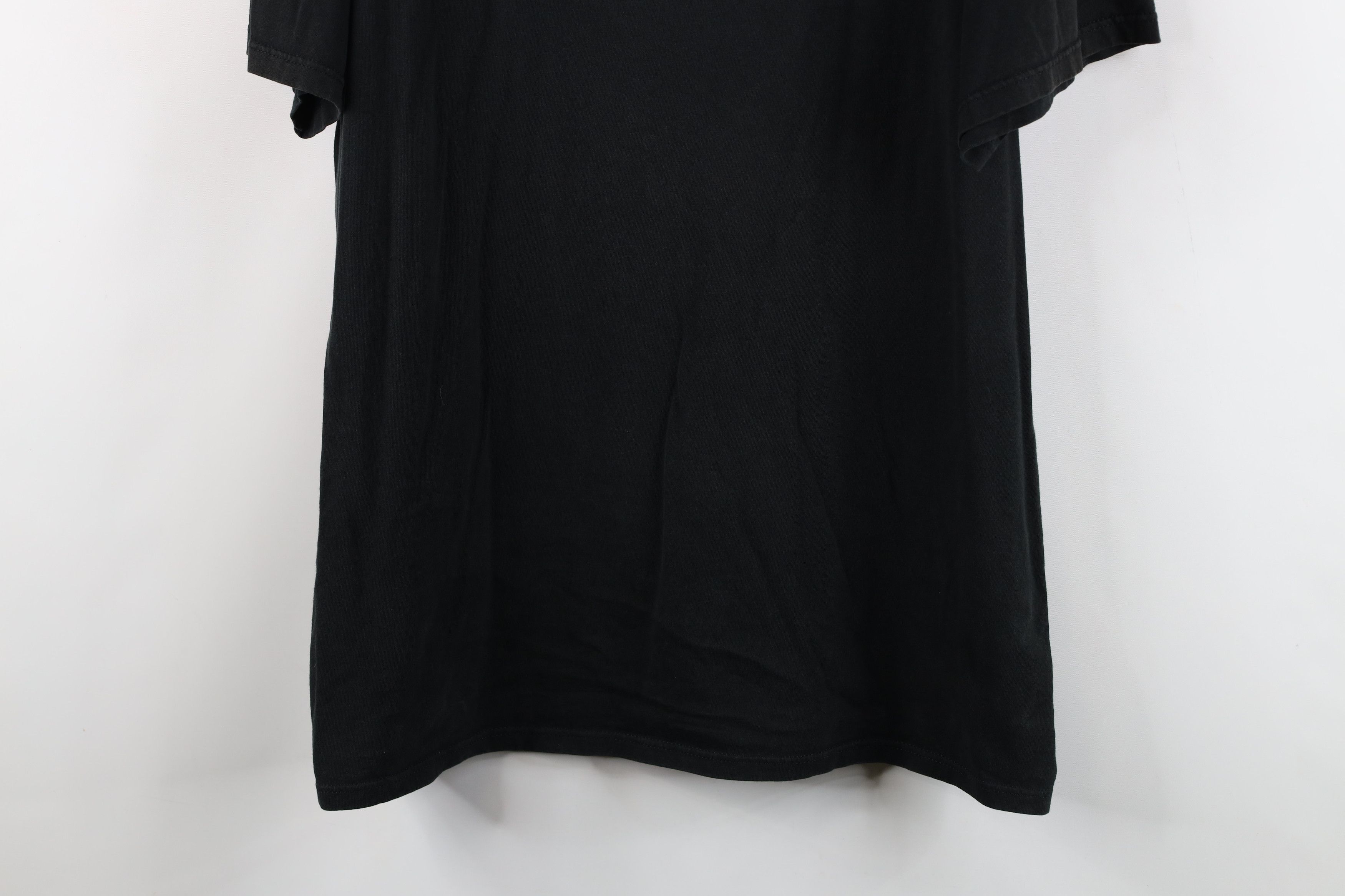 Vintage Vintage 90s Streetwear Heavyweight Cotton T-Shirt Black Size US XXL / EU 58 / 5 - 3 Thumbnail