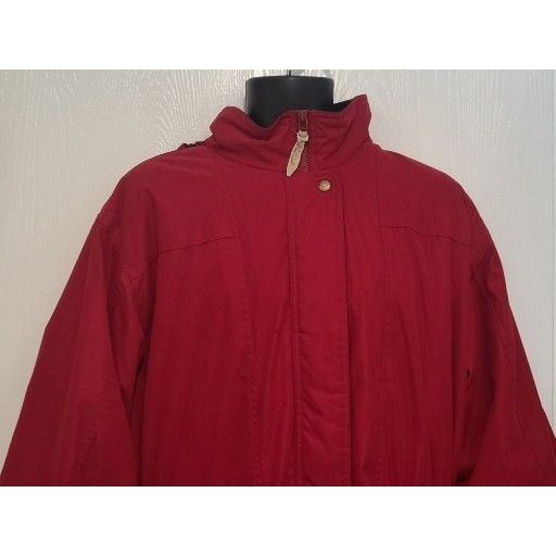 Woolrich Woolen Mills Vintage Woolrich Lined Hooded Coat Women Sz L Holly Berry Re Size L / US 10 / IT 46 - 2 Thumbnail