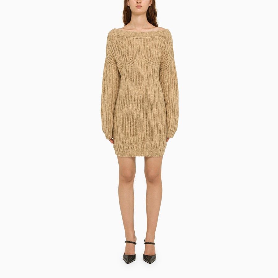 image of Dsquared2 O1D2Blof01223 Mini Dresse In Beige, Women's (Size Medium)
