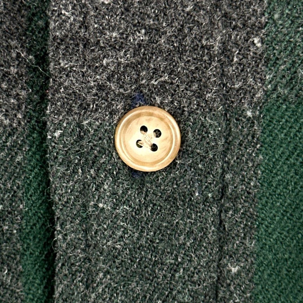 Van Heusen VINTAGE Van Heusen Shirt Jacket Adult LARGE Green Plaid 90s Barn Coat Jacket Men Size US L / EU 52-54 / 3 - 6 Thumbnail