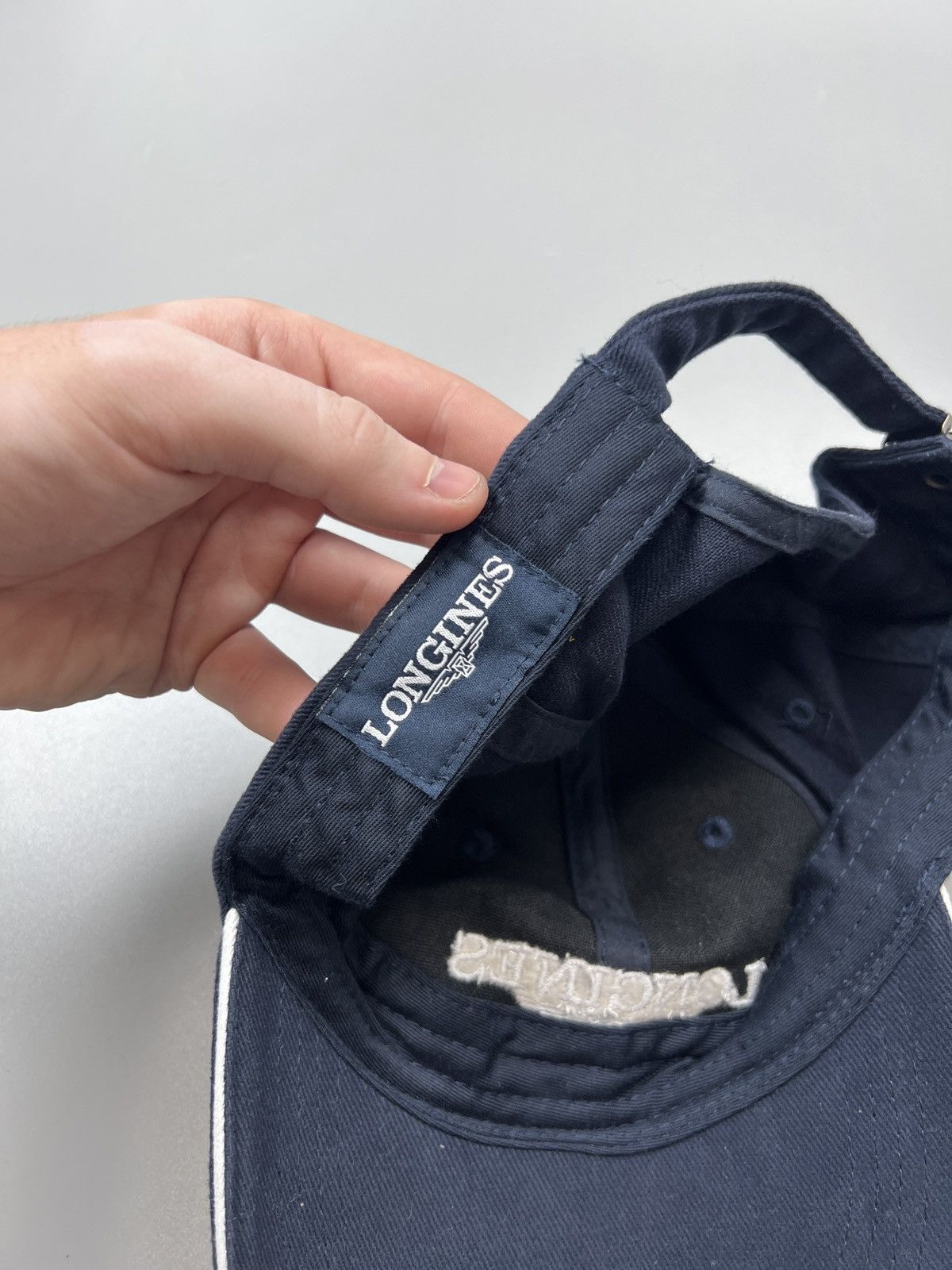 Longines Longines Navy Blue Baseball Cap Hat (Y0472) Size ONE SIZE - 9 Thumbnail