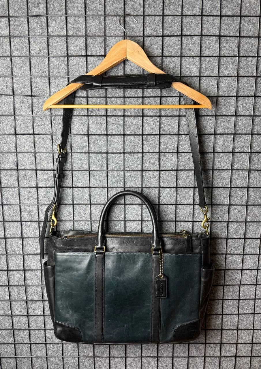 Coach Coah Geniue Leather Handle Bags Size ONE SIZE - 2 Thumbnail