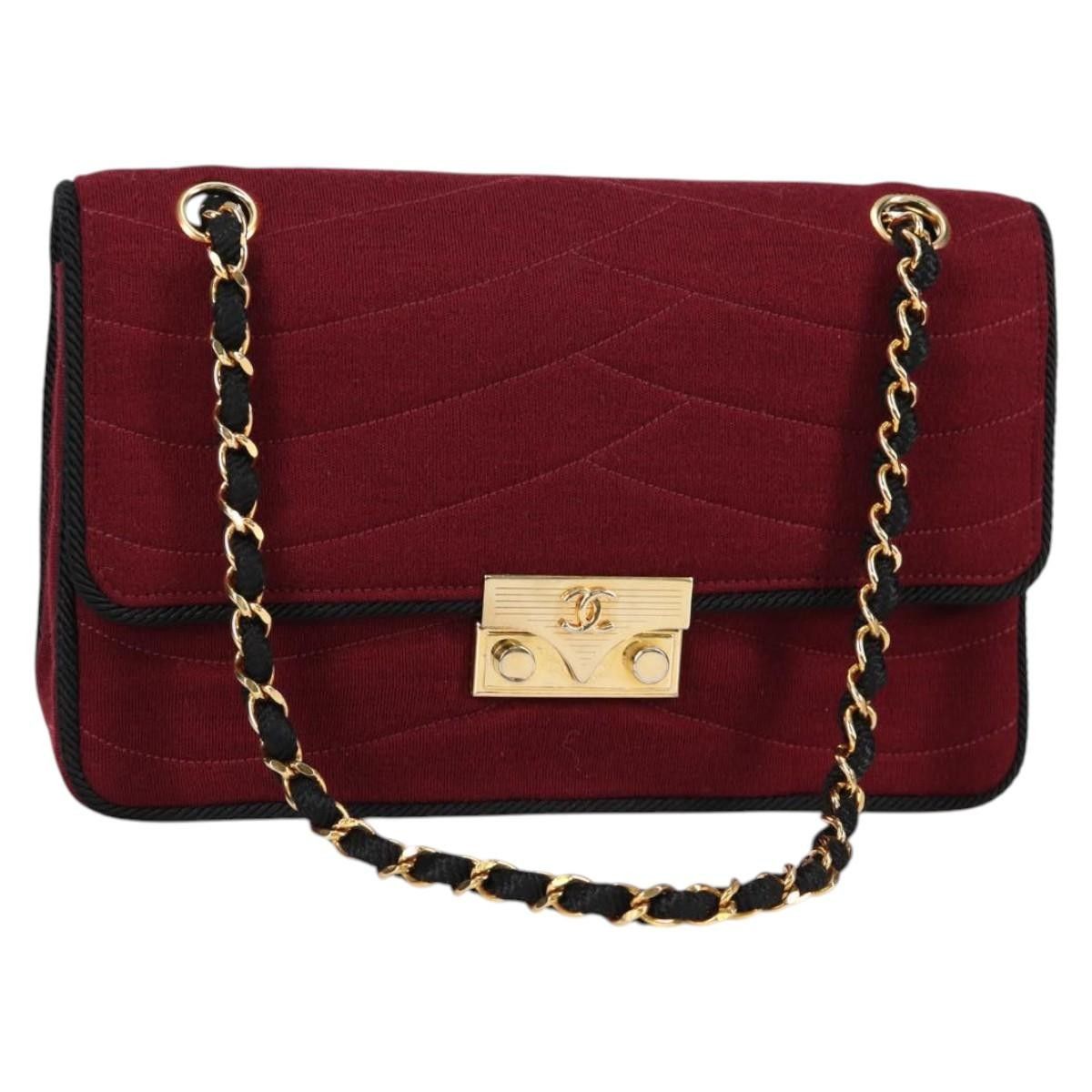 Chanel Chanel Pagoda Flap Bag Cotton and Lambskin Size ONE SIZE - 1 Thumbnail