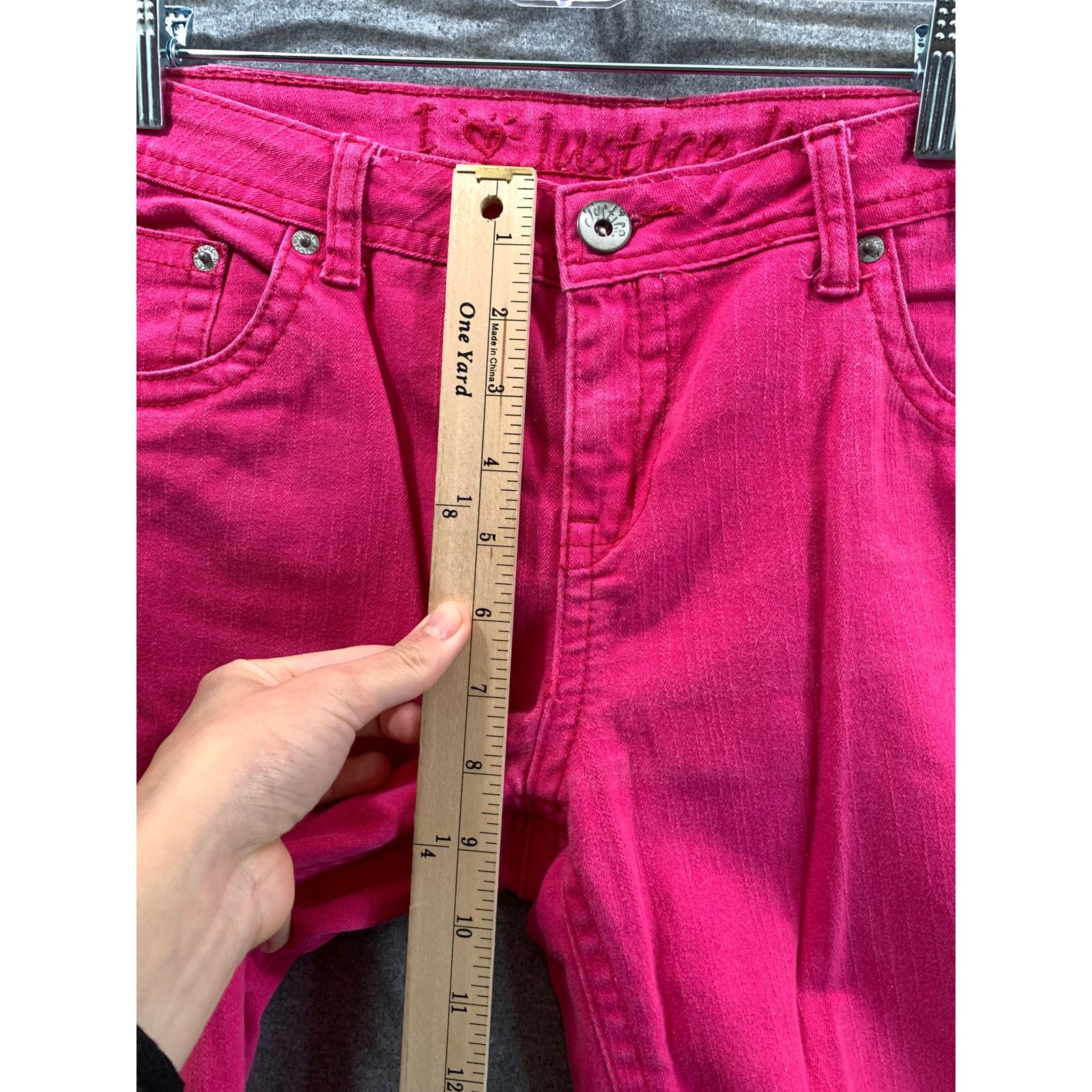 Other Justice Premium Jeans Women Size 16.5 Pink Jeans Size 38" / US 16 / IT 52 - 7 Thumbnail