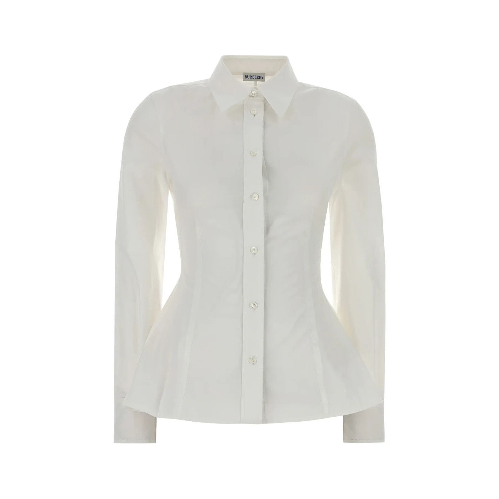 BURBERRY White Poplin Shirt New