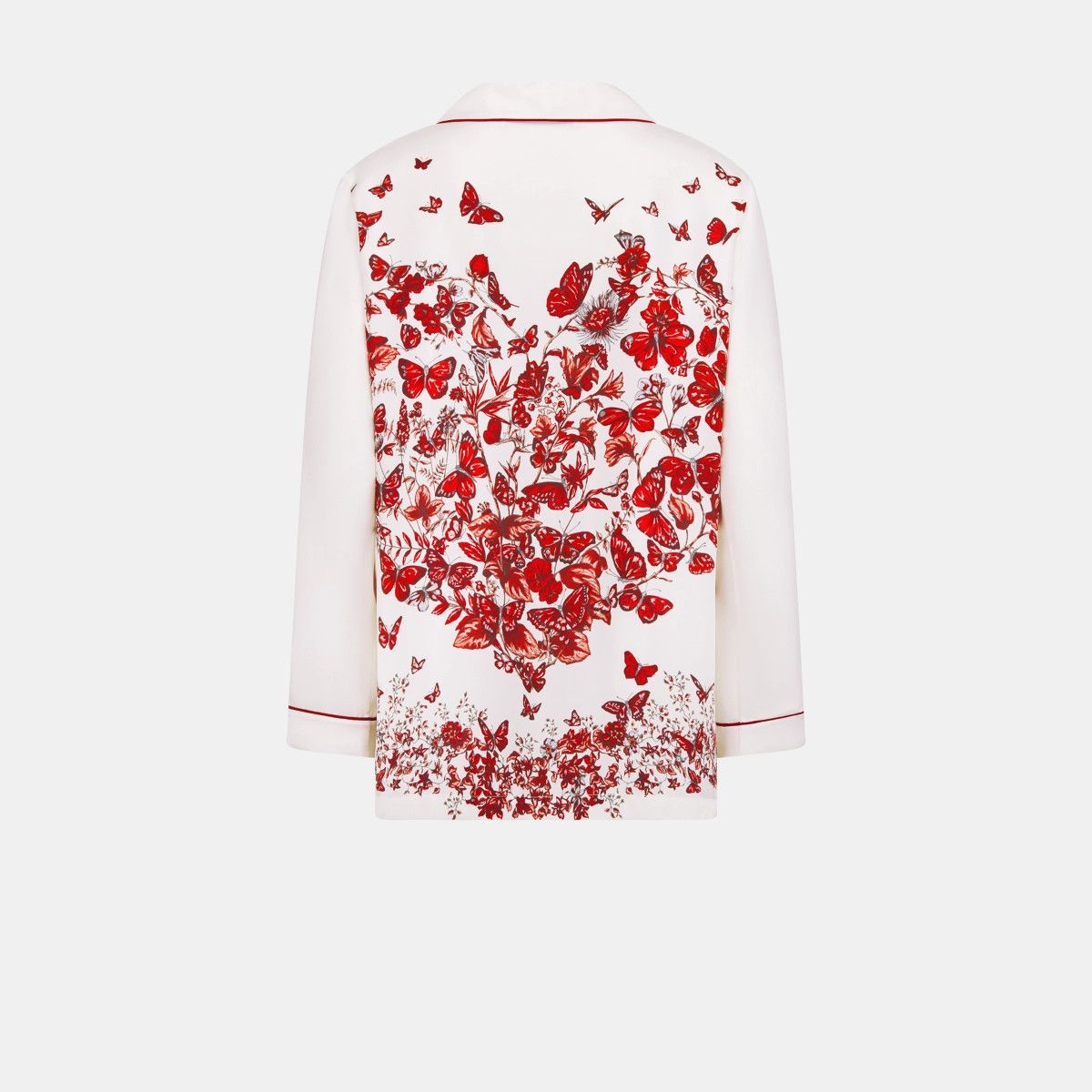 Dior o1bcso1str0225 Shirt in White/Red Size M / US 6-8 / IT 42-44 - 2 Thumbnail